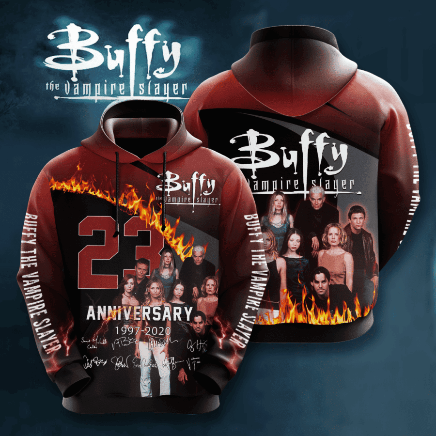 Buffy the Vampire Slayer 3D All Over Print Hoodie, Zip Hoodie