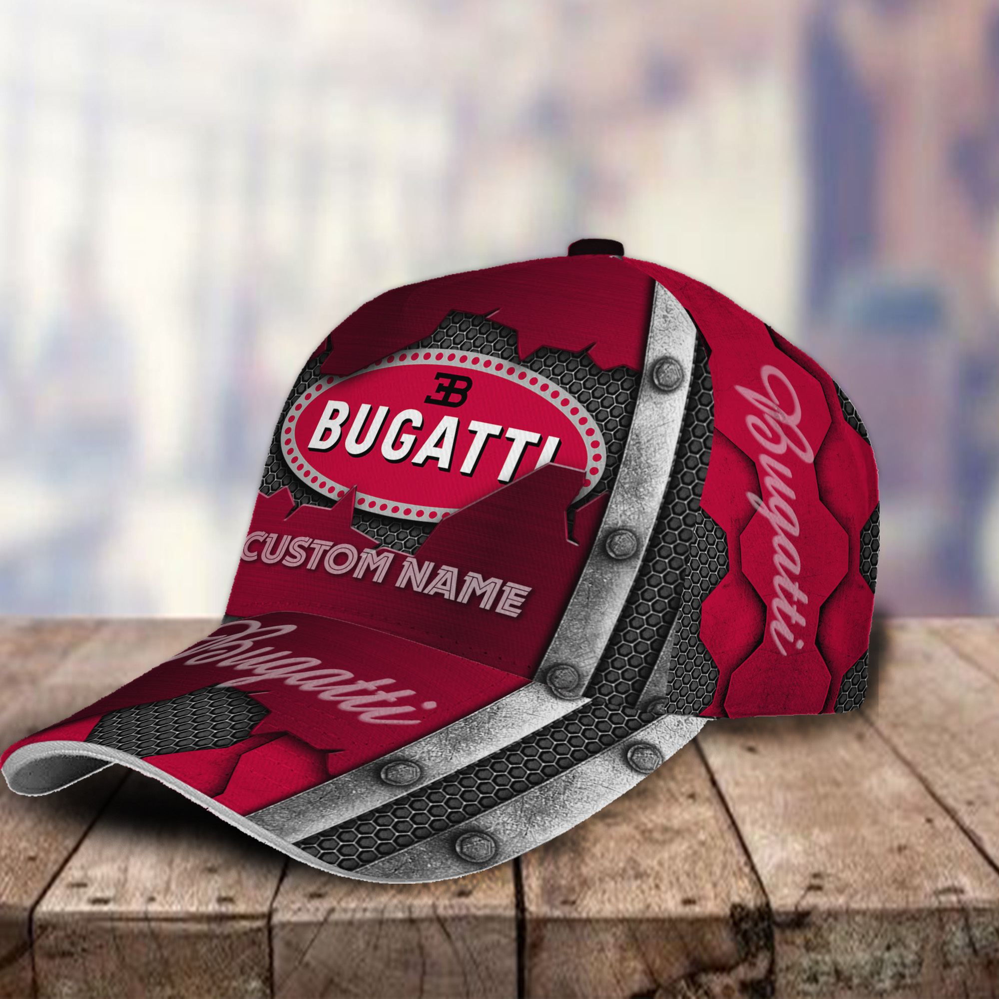 Bugatti 3D Classic Cap Custom Hat Logo Name Trucker Hats Custom Hats Gifts For Men & Women