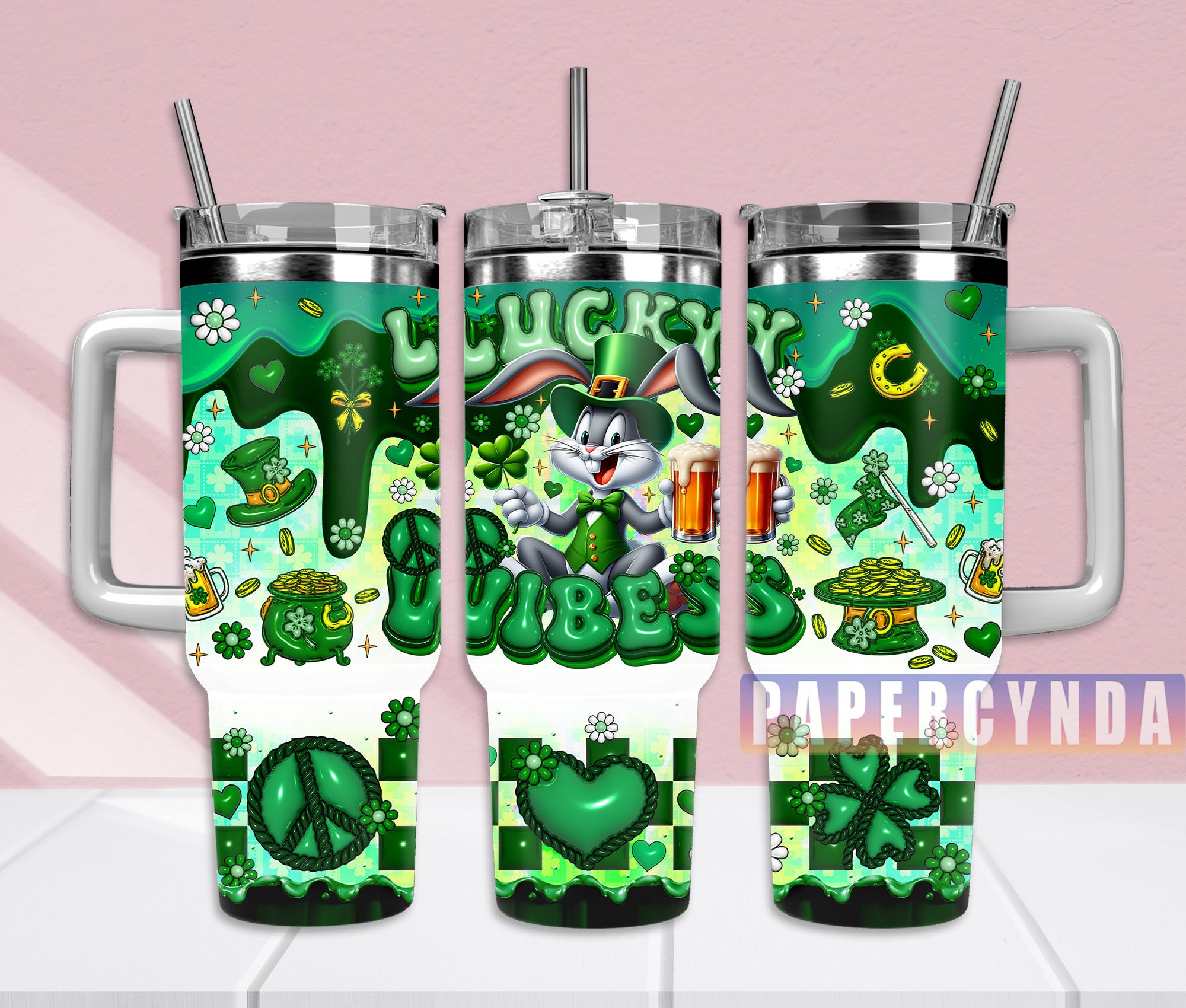 Bugs Bunny Looney Tunes Custom Stanley Cup 40 oz 30 oz Tumbler With HandleTVC2301834