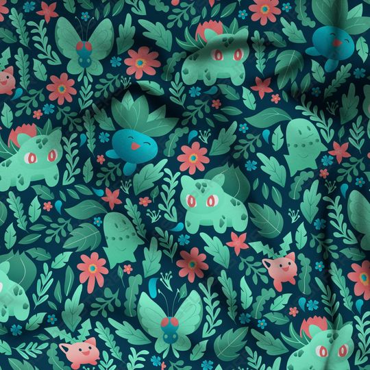 Bulbasaur Oddish Sweatshirt Japanese Anime Sweater Shirt Gifts - Image 16