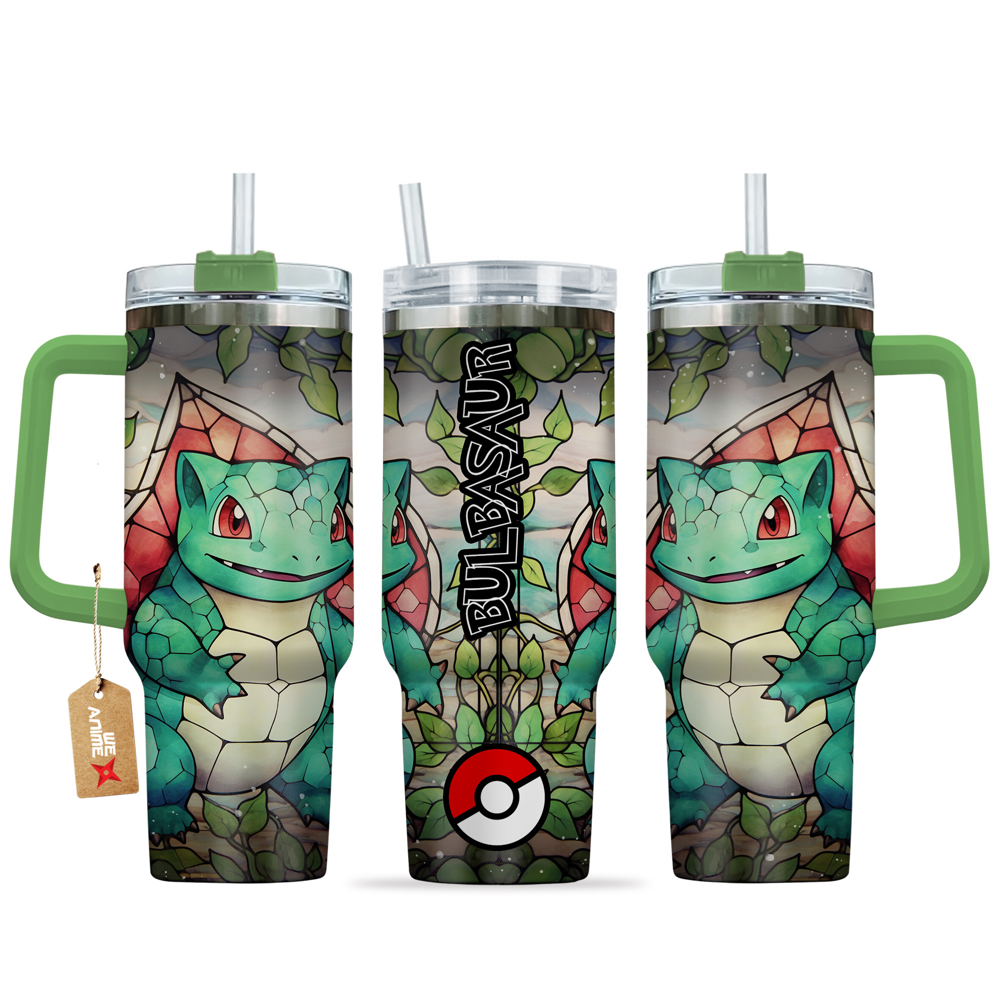 Bulbasaur Pokemon Anime Custom Stanley Cup 40 oz 30 oz Tumbler With HandleTVC2301135