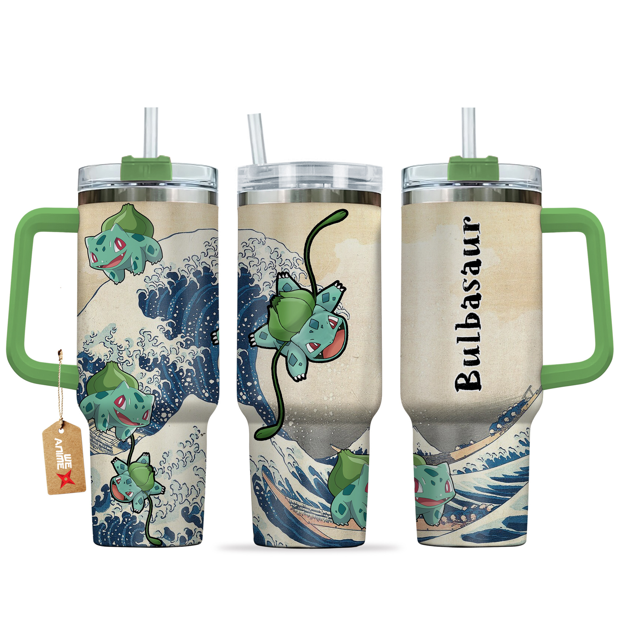 Bulbasaur Pokemon Anime Custom Stanley Cup 40 oz 30 oz Tumbler With HandleTVC2301138
