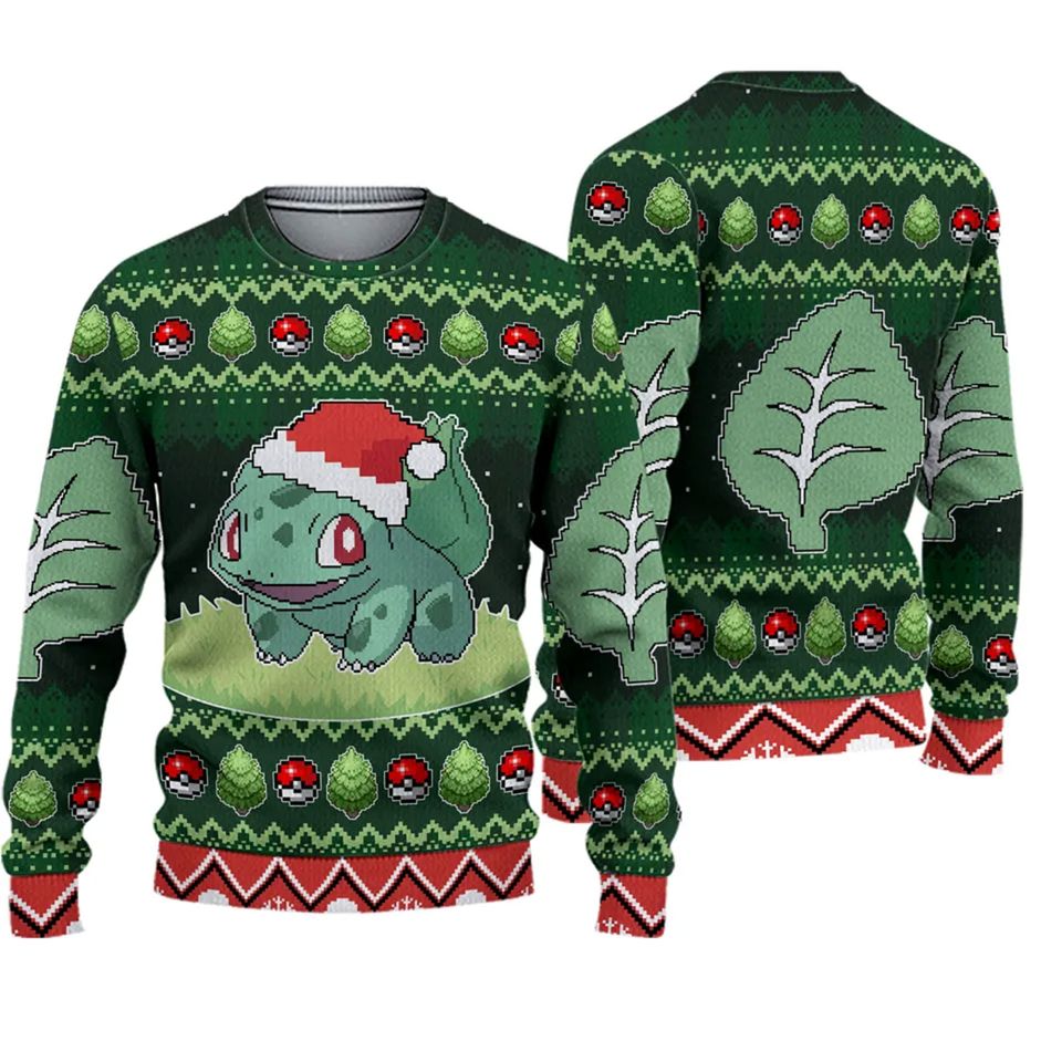 Bulbasaur Wool Knitted Sweater