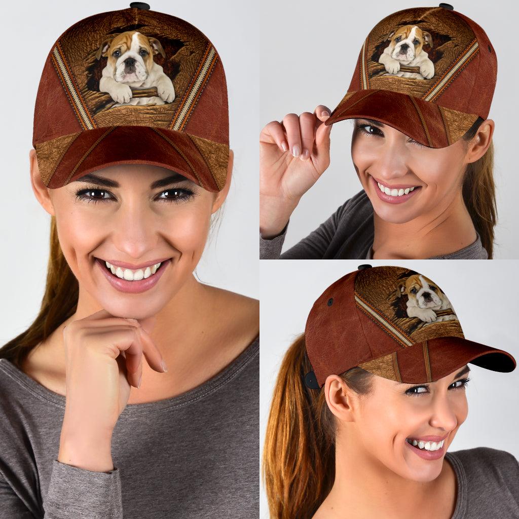 Bulldog Classic Cap, Gift for Dog Lovers, Dog Dad, Dog Mom Trucker Hats Custom Hats Gifts For Men & Women