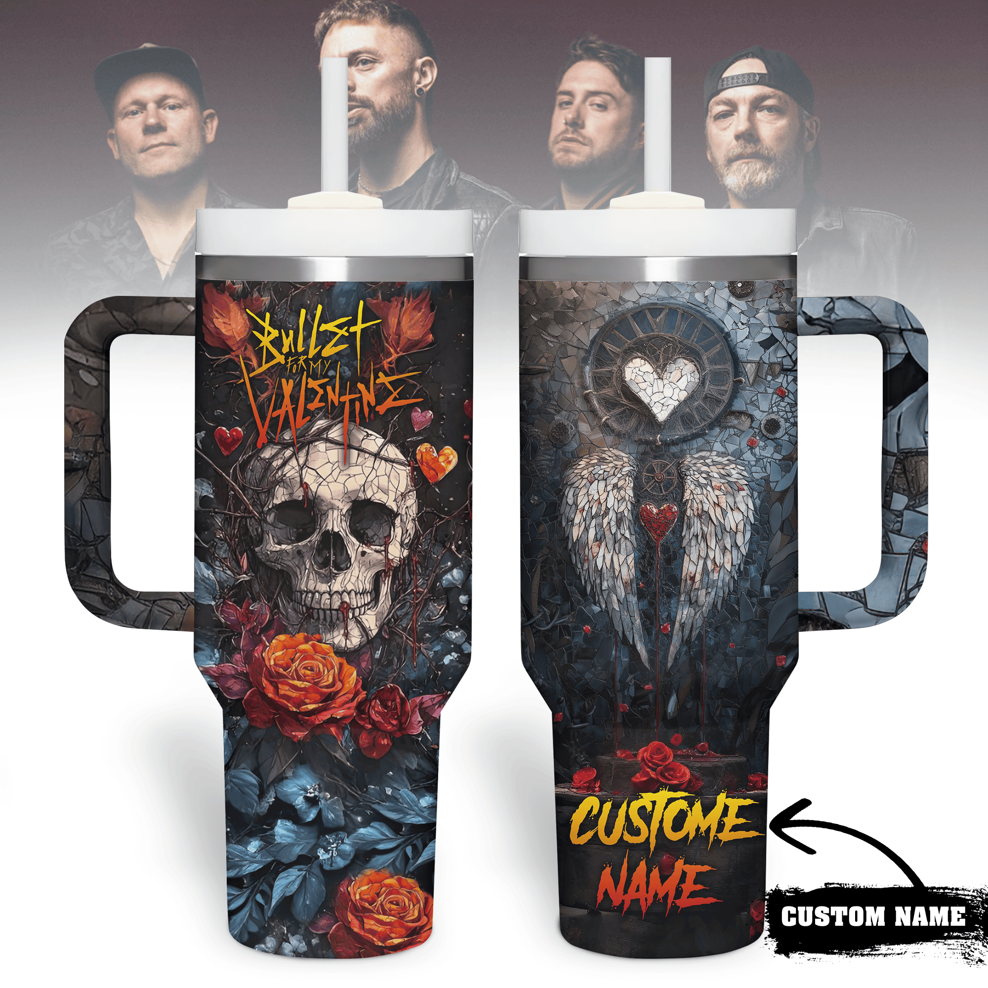 Bullet for My Valentine Music Custom Stanley Cup 40 oz 30 oz Tumbler With HandleTVC2301314