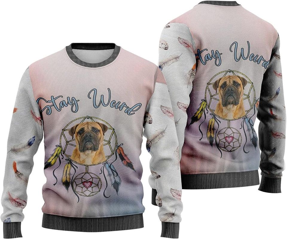 Bullmastiff Sweater Christmas Sweatshirt Holiday Party for Friend