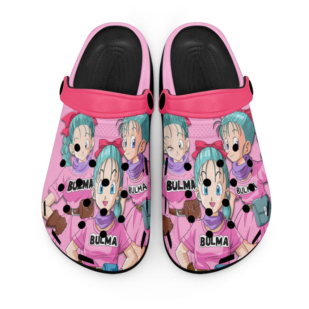 Bulma Dragon Ball Anime Crocs Crocband Clogs Shoes Comfortable For Men Women and Kids