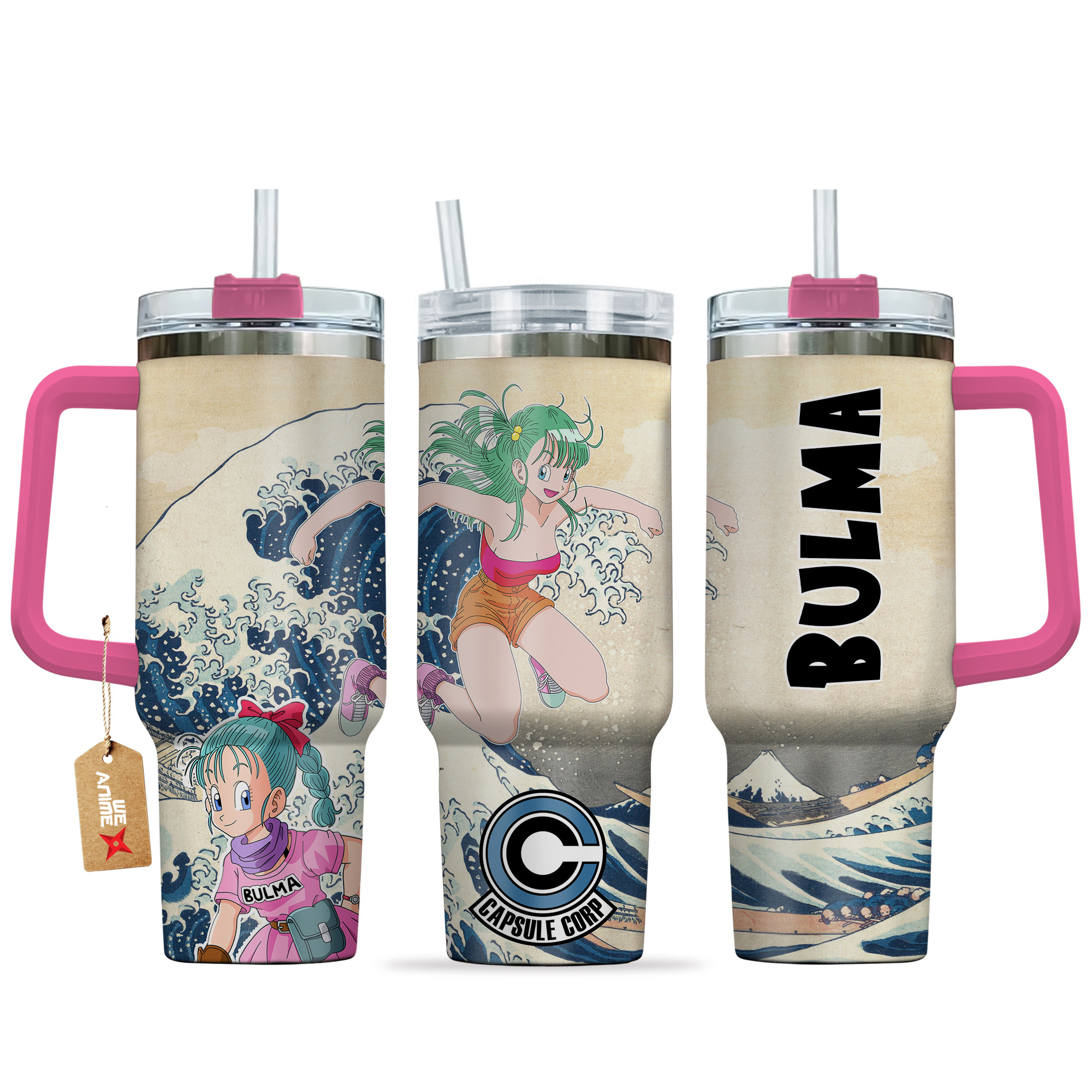 Bulma Dragon Ball Anime Custom Stanley Cup 40 oz 30 oz Tumbler With HandleTVC2301138