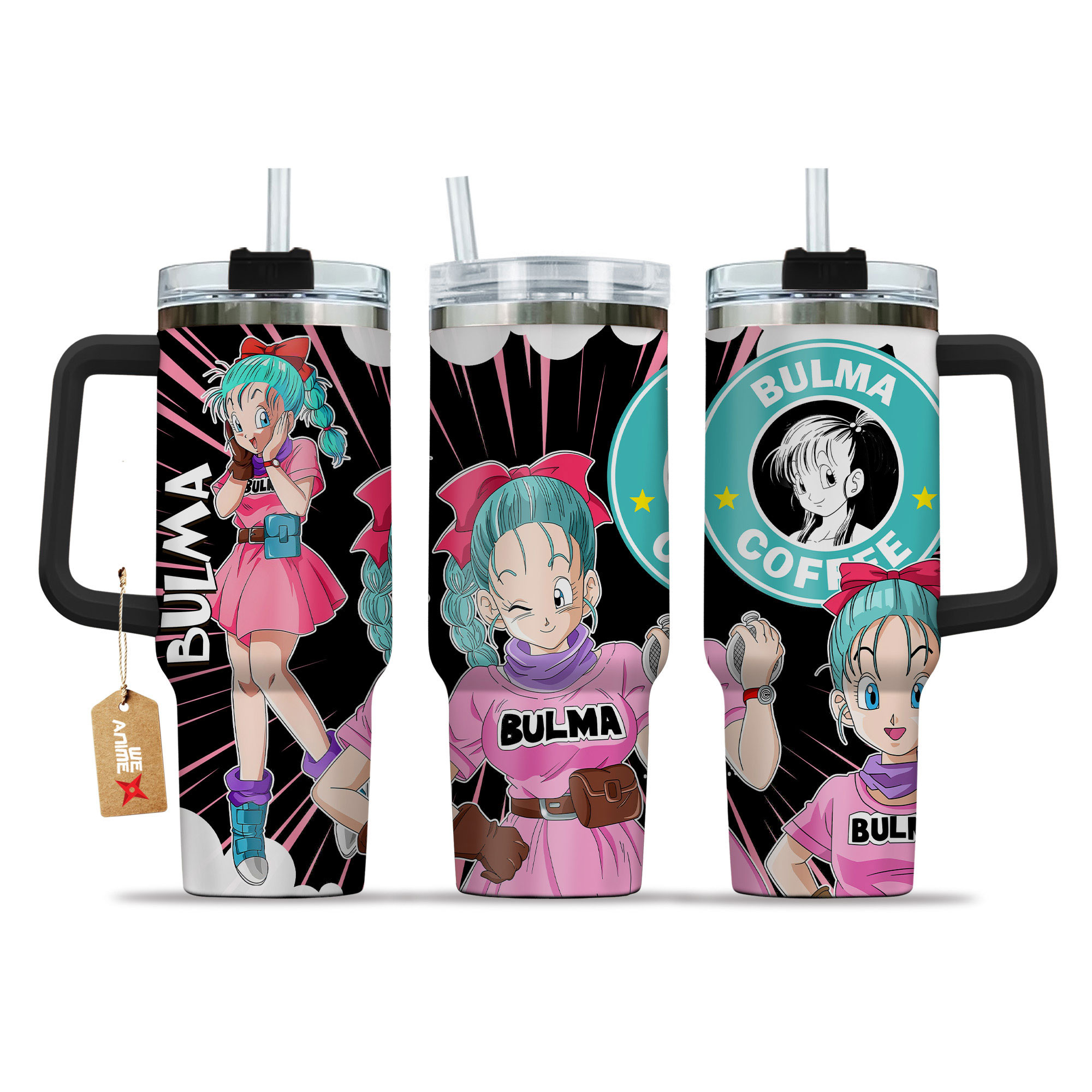 Bulma Dragon Ball Anime Custom Stanley Cup 40 oz 30 oz Tumbler With HandleTVC2301154