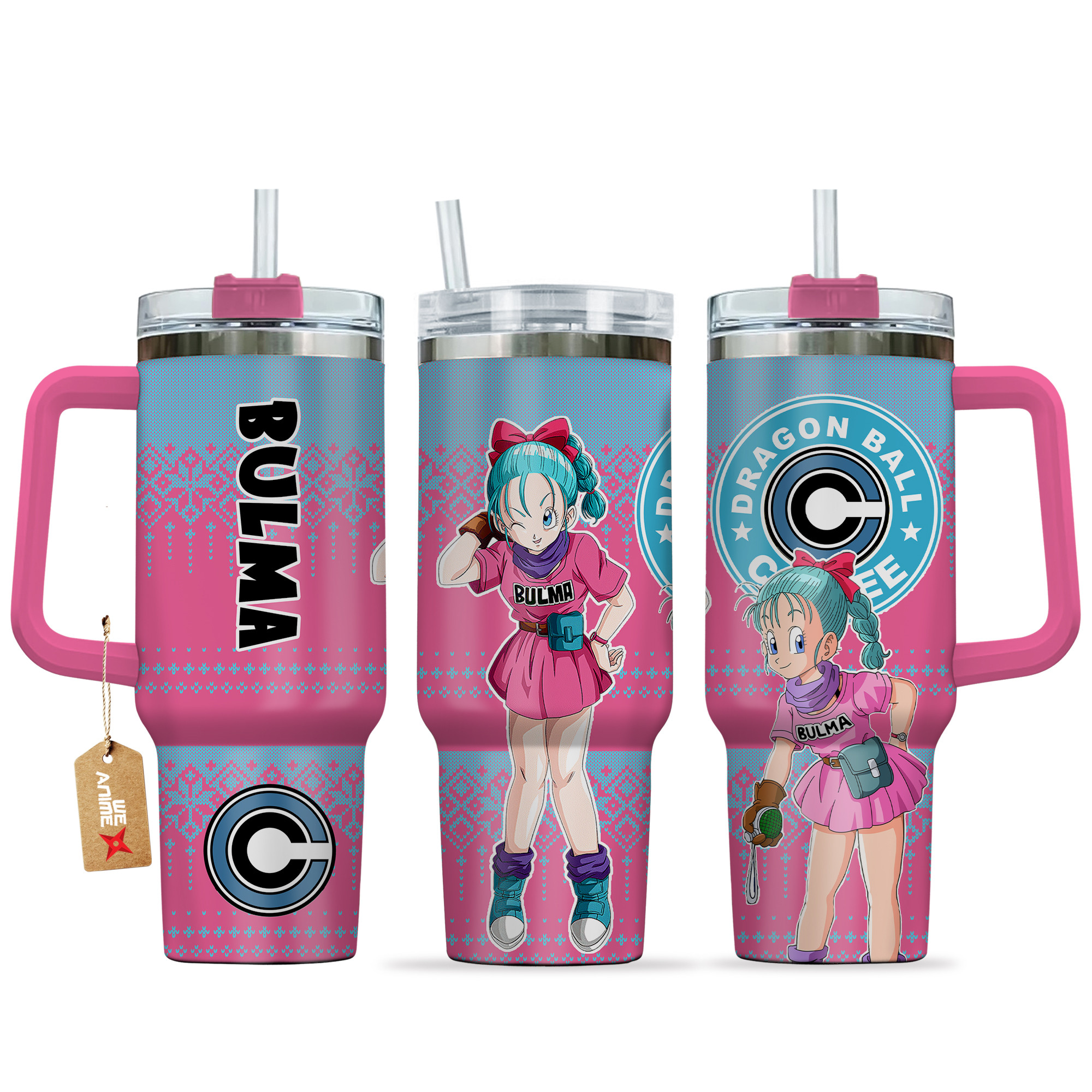 Bulma Dragon Ball Anime Custom Stanley Cup 40 oz 30 oz Tumbler With HandleTVC2301161