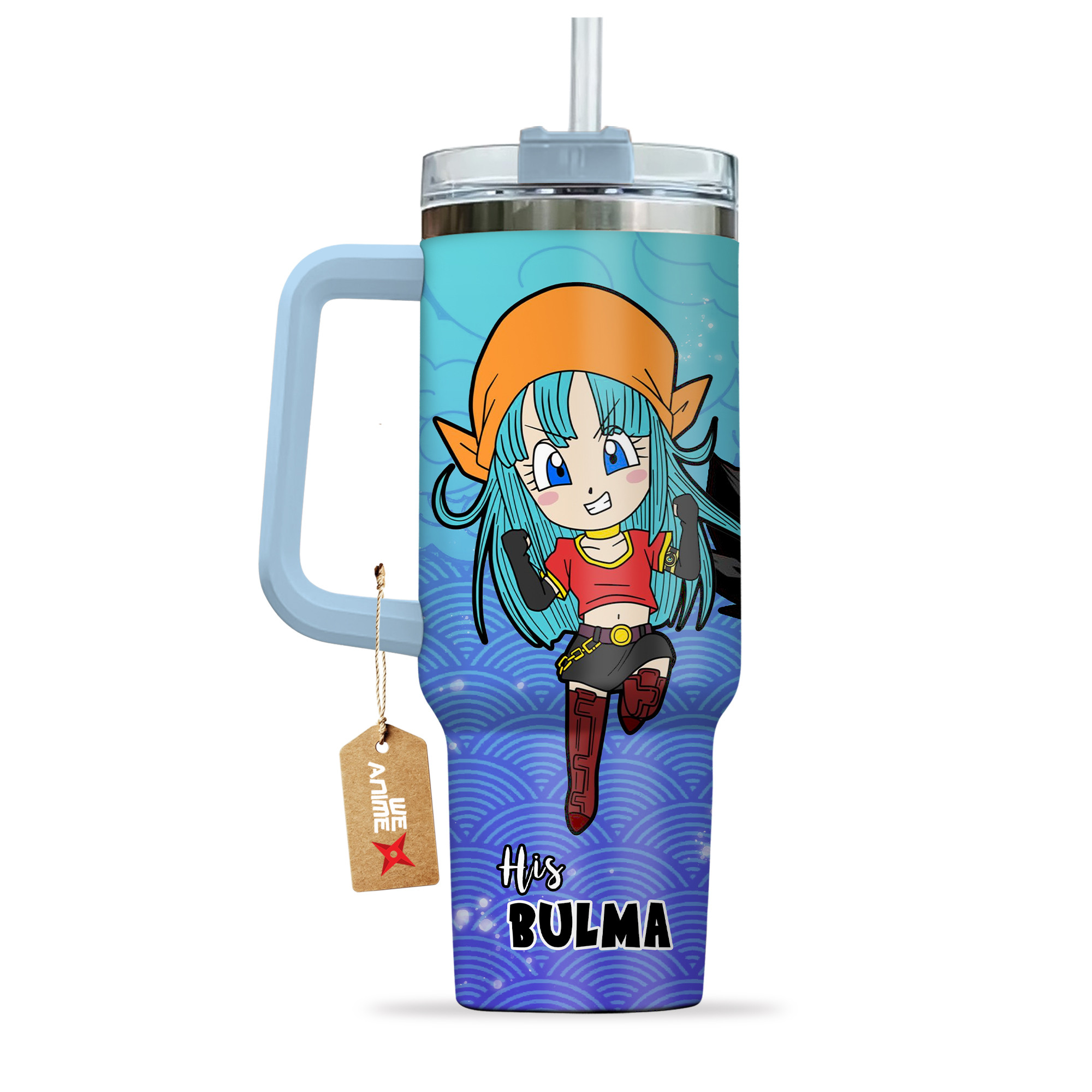 Bulma Dragon Ball Anime Valentine Custom Stanley Cup 40 oz 30 oz Tumbler With HandleTVC2301167 - Image 3