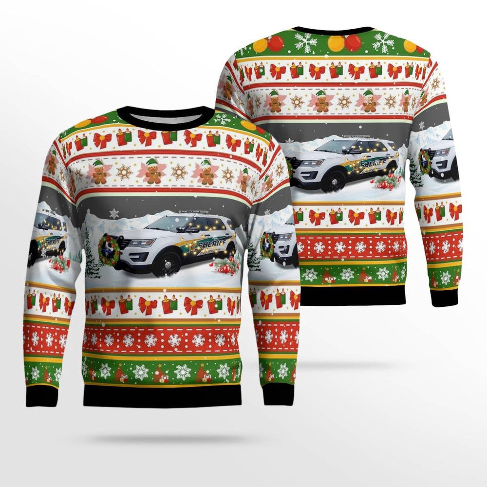 Bunnell Florida Flagler County Sheriffs Office Christmas Sweater Xmas Unisex Sweater Christmas Gifts For Men Women