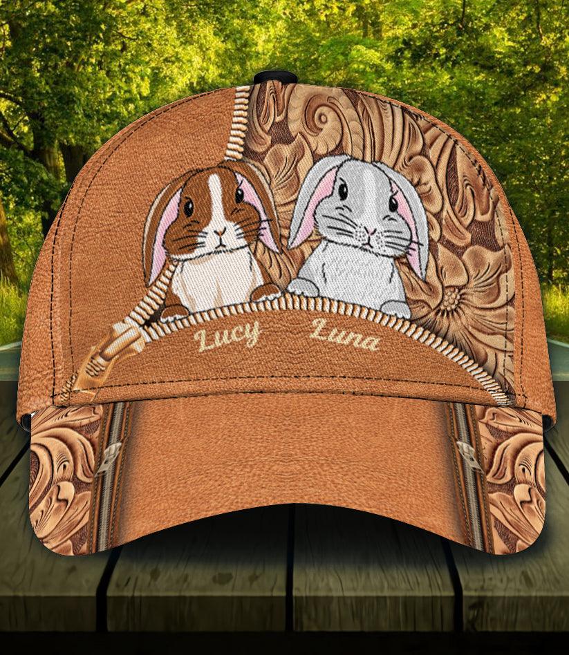 Bunny Personalized Classic Cap Trucker Hats Custom Hats Gifts For Men & Women