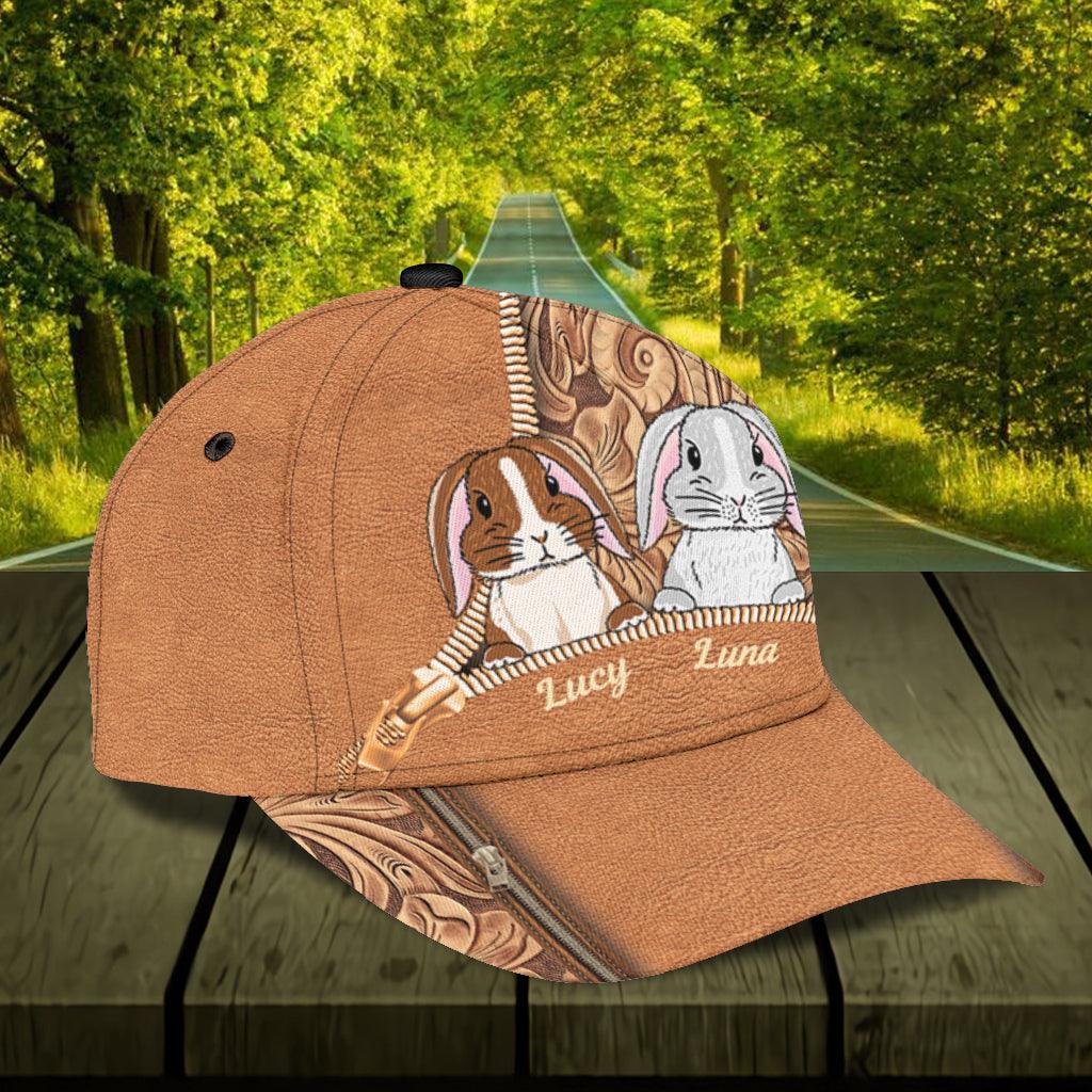 Bunny Personalized Classic Cap Trucker Hats Custom Hats Gifts For Men & Women