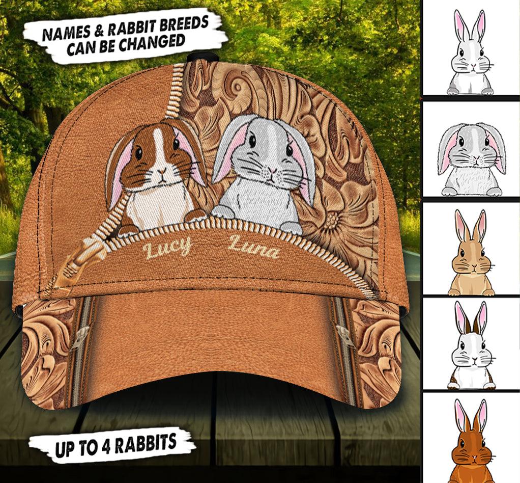 Bunny Personalized Classic Cap Trucker Hats Custom Hats Gifts For Men & Women