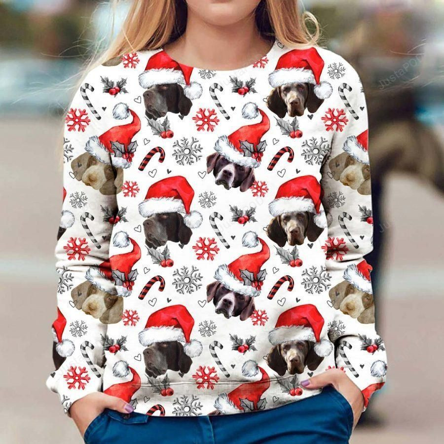 Burgos Pointer Ugly Christmas Sweater Adult 3D Funny Matching for family