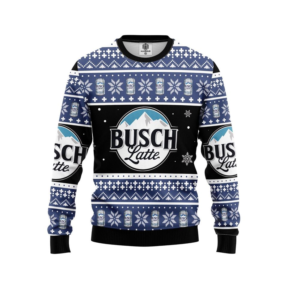 Busch Latte Merry Christmas Sweater