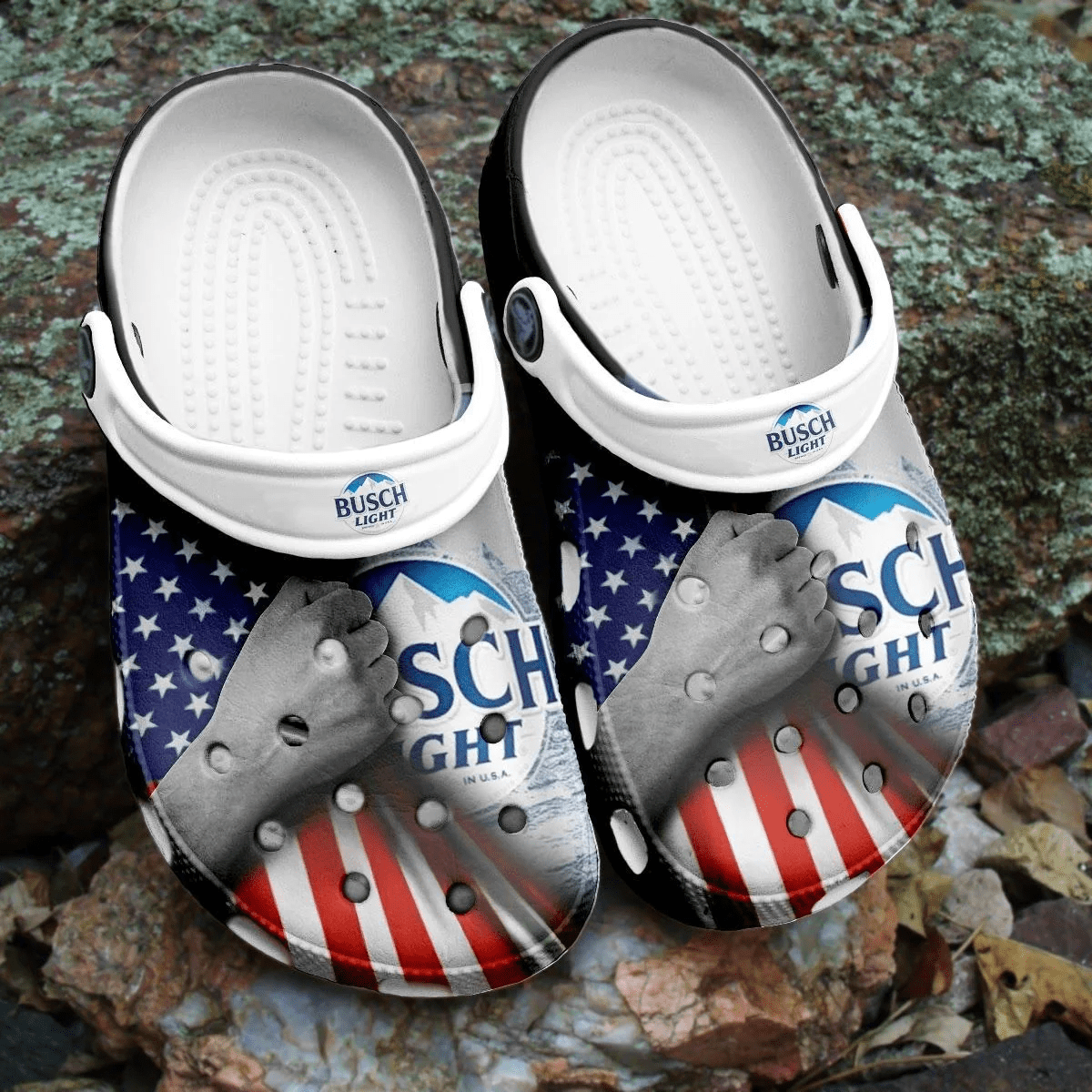 Busch Light Beer Adults Crocs Crocband Clogs Comfortable Shoes For Men Women