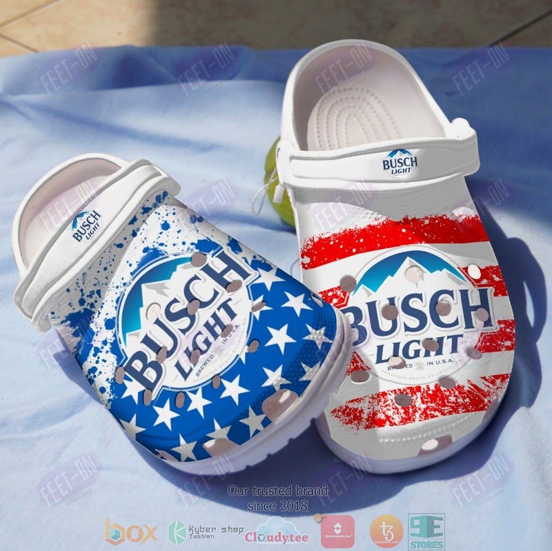 Busch Light Beer Crocs Crocband Clogs Shoes Comfortable For Men Women and Kids