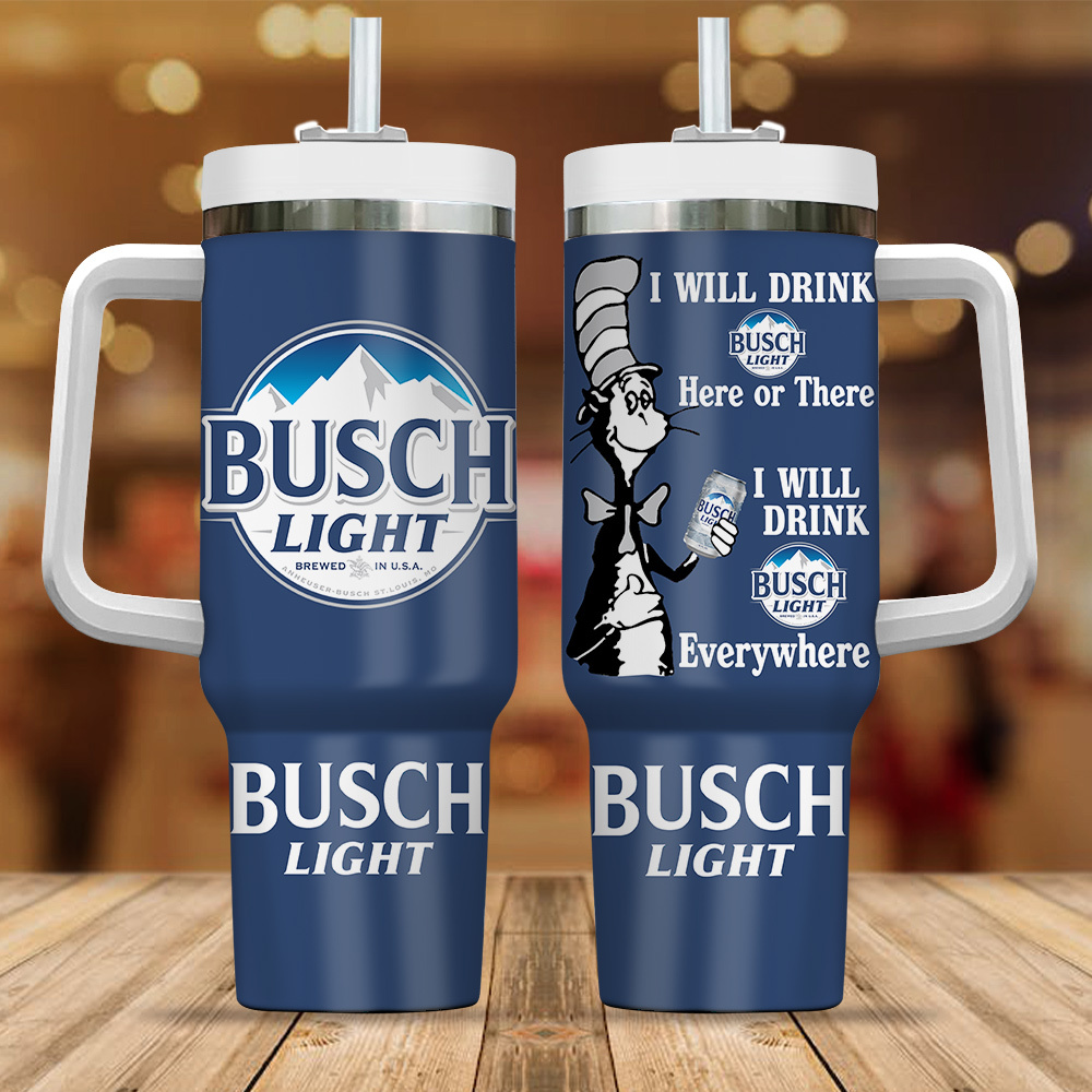 Busch Light Drinks Custom Stanley Cup 40 oz 30 oz Tumbler With HandleTVC2301280