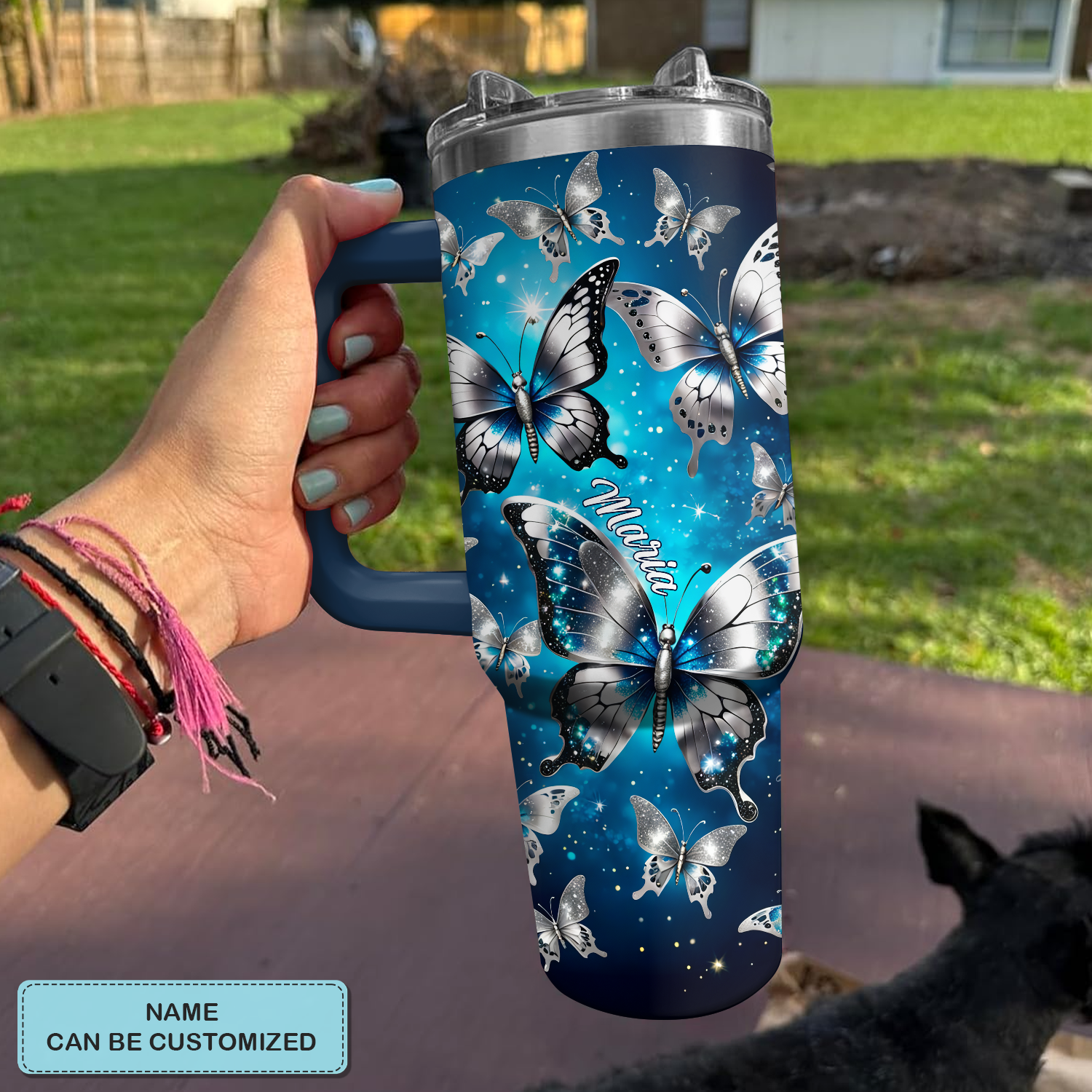 Butterfly Custom Stanley Cup 40 oz 30 oz Tumbler With HandleTVC2301728