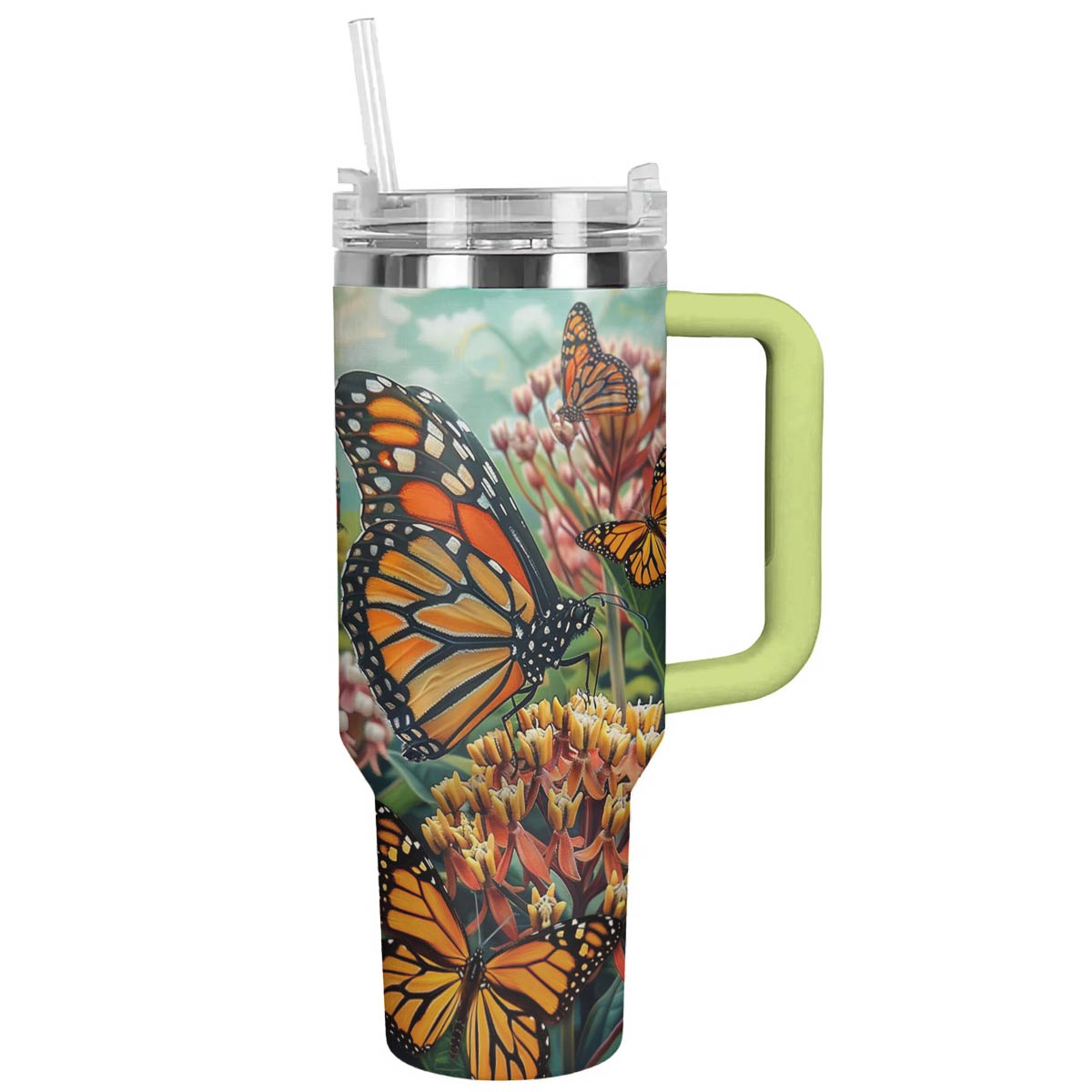 Butterfly Custom Stanley Cup 40 oz 30 oz Tumbler With HandleTVC2301786