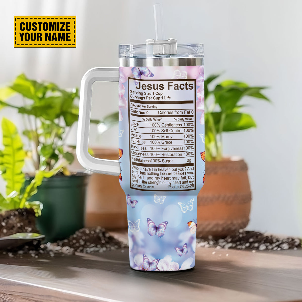 Butterfly Faith Custom Stanley Cup 40 oz 30 oz Tumbler With HandleTVC2301693 - Image 3