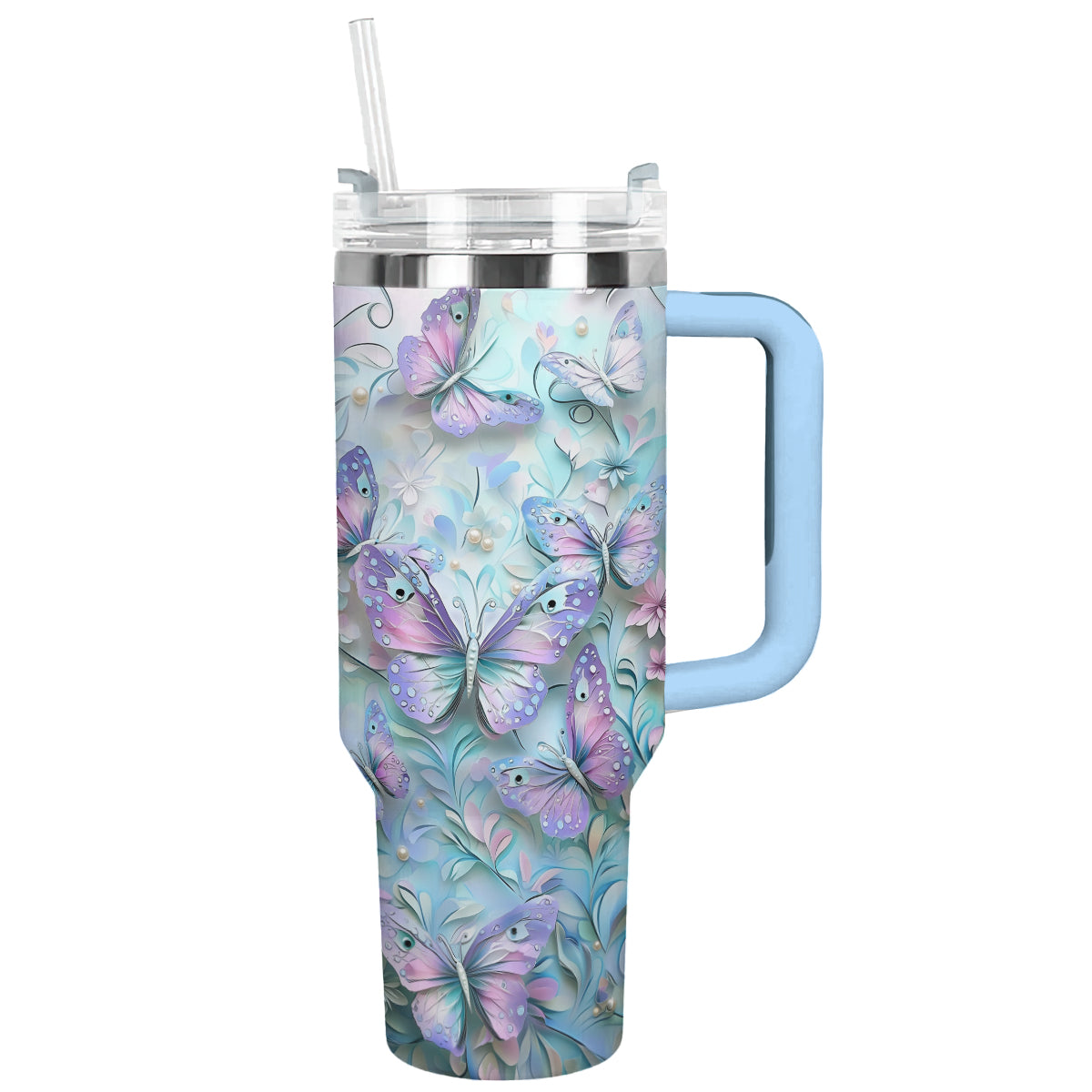 Butterfly Garden Custom Stanley Cup 40 oz 30 oz Tumbler With HandleTVC2301289