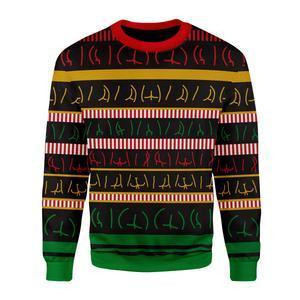 Butts Wall Ugly Christmas Sweater Adult 3D Funny Matching for family