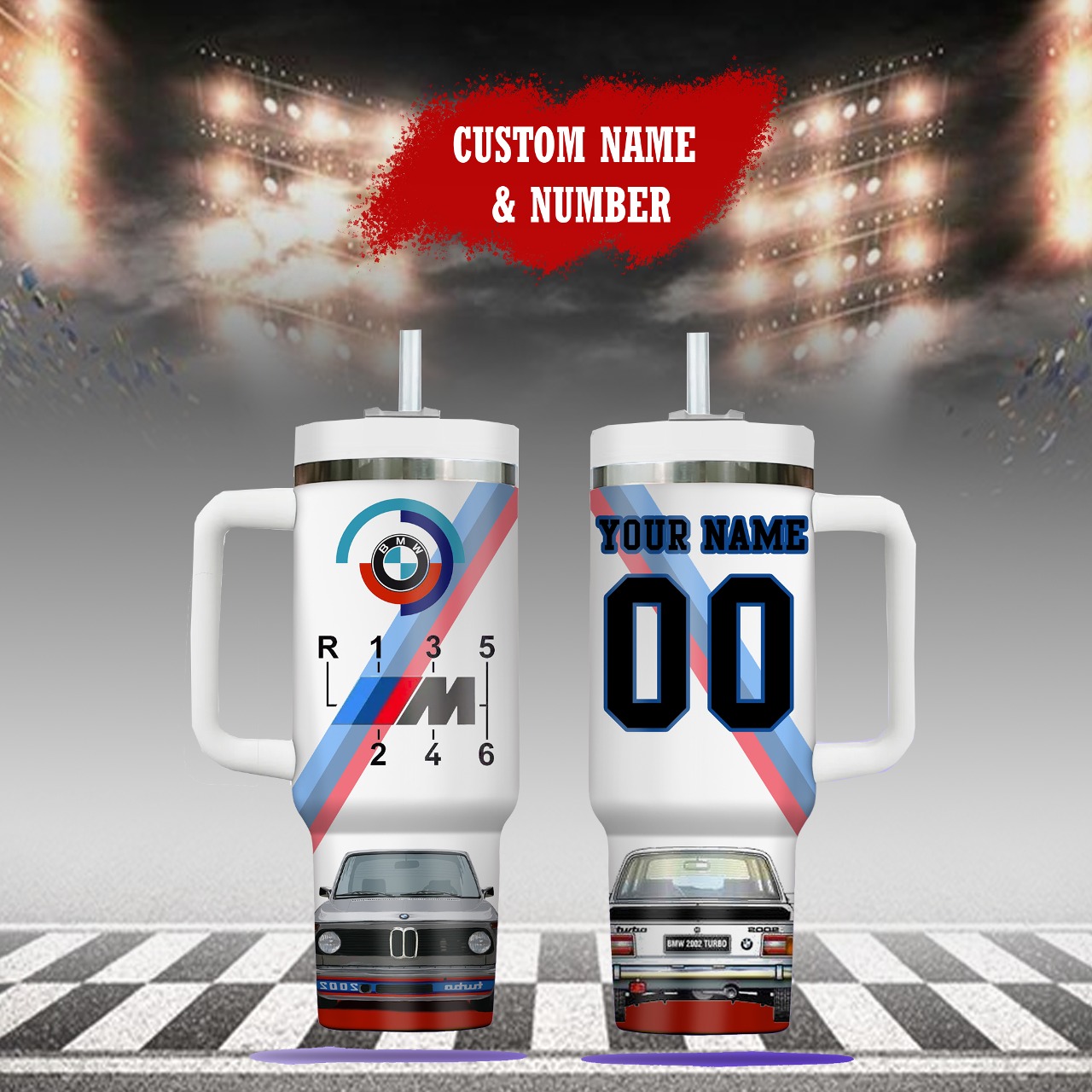 BWMCar Custom Stanley Cup 40 oz 30 oz Tumbler With HandleTVC2301290