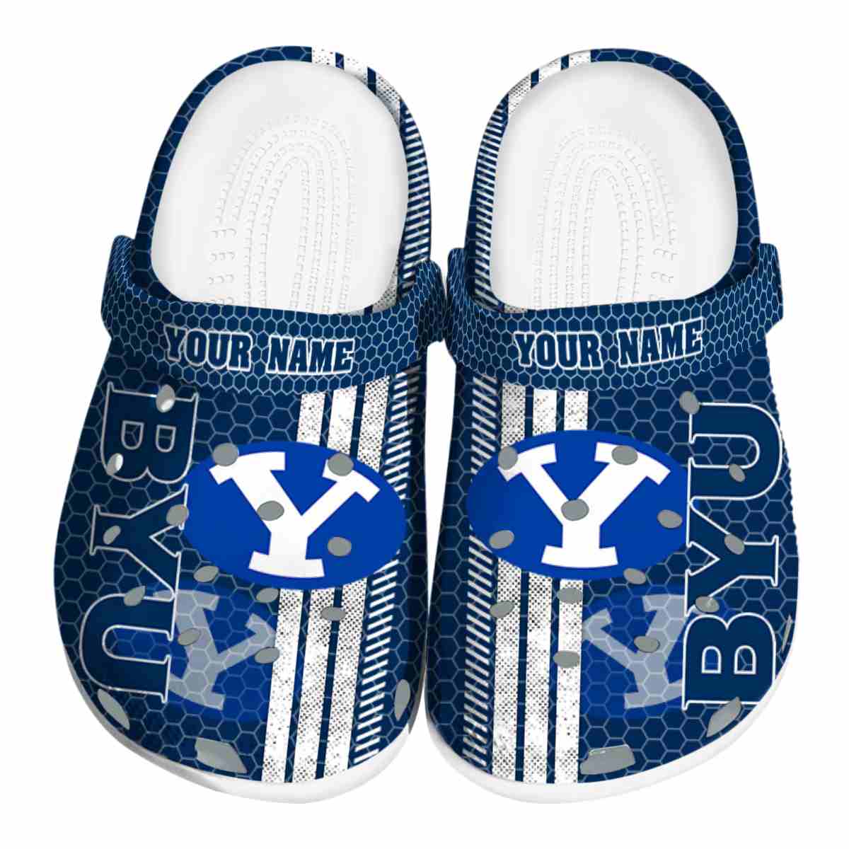 BYU Cougars NCAA Sport Crocs Crocband Clogs Shoes Comfortable For Men Women and Kids