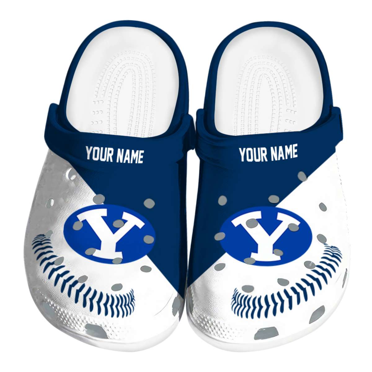 BYU Cougars NCAA Sport Crocs Crocband Clogs Shoes Comfortable For Men Women and Kids