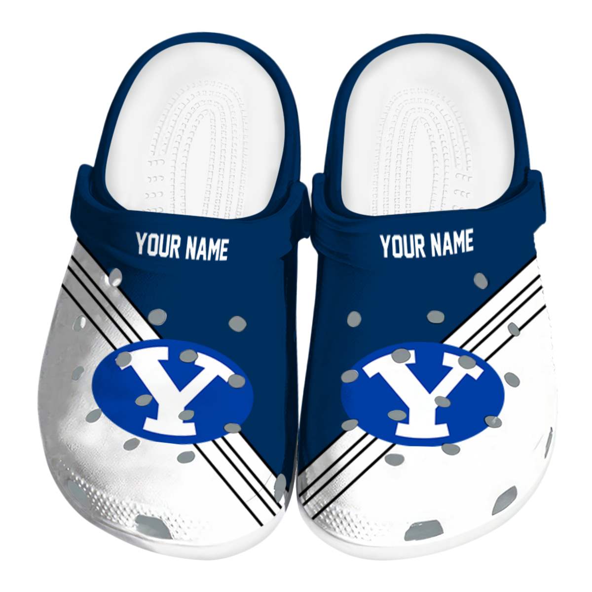 BYU Cougars NCAA Sport Crocs Crocband Clogs Shoes Comfortable For Men Women and Kids