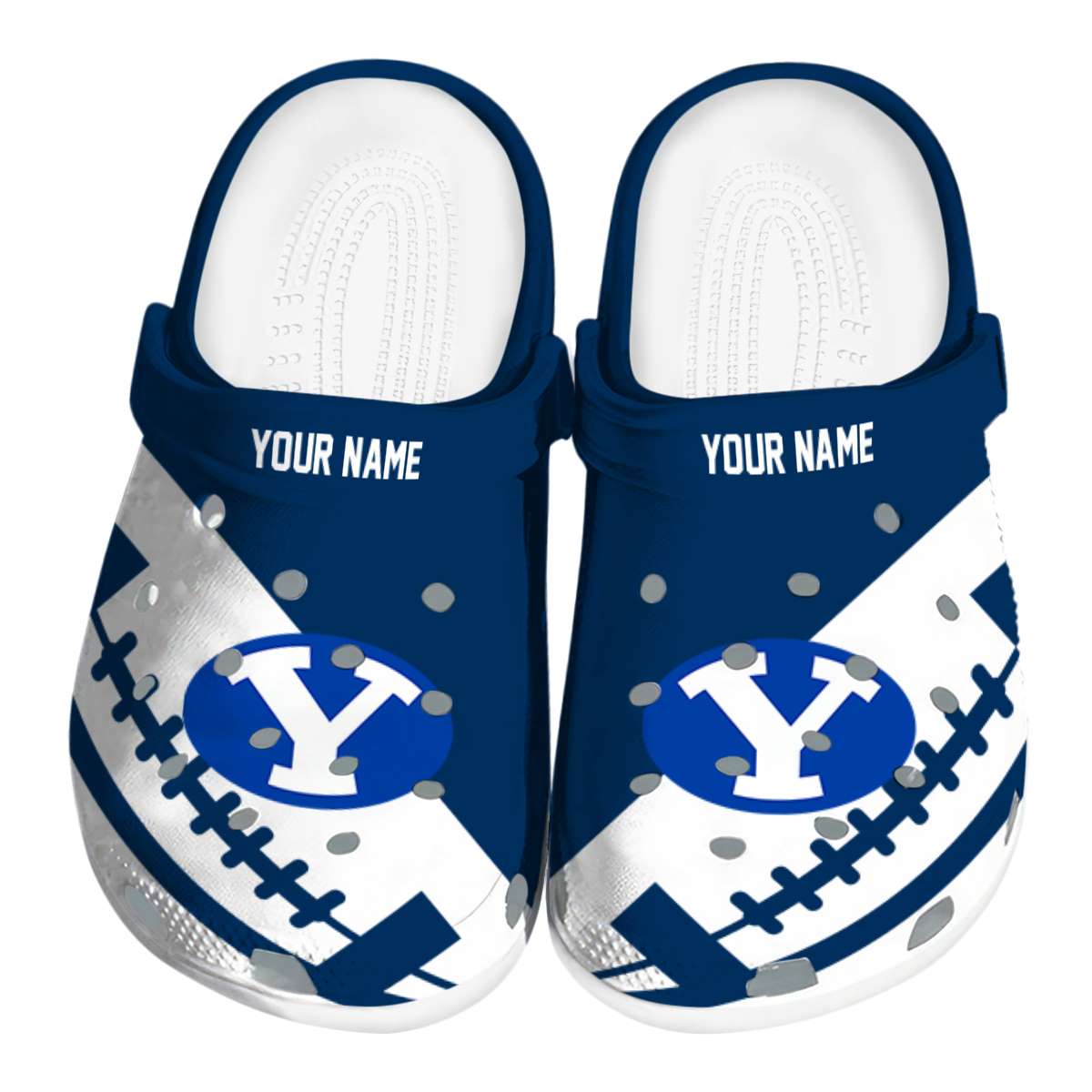 BYU Cougars NCAA Sport Crocs Crocband Clogs Shoes Comfortable For Men Women and Kids