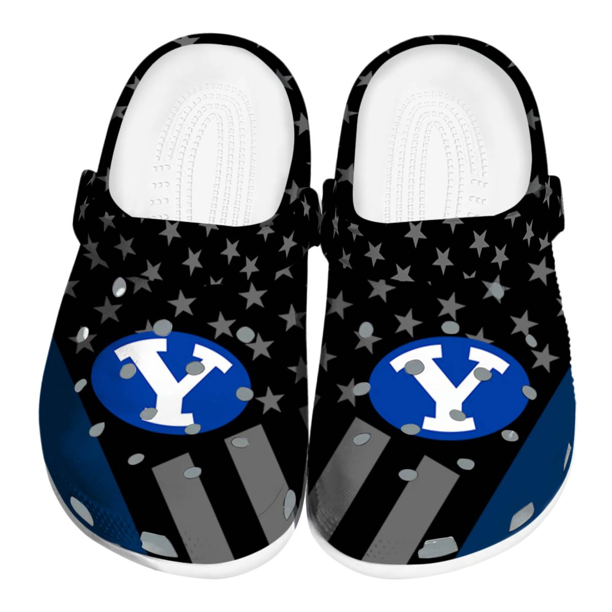 BYU Cougars NCAA Sport Crocs Crocband Clogs Shoes Comfortable For Men Women and Kids