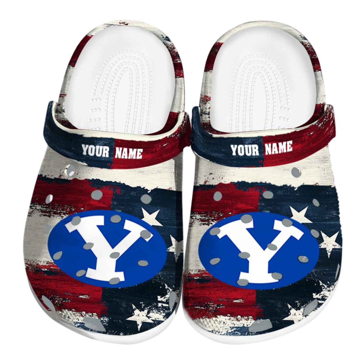 BYU Cougars NCAA Sport Crocs Crocband Clogs Shoes Comfortable For Men Women and Kids