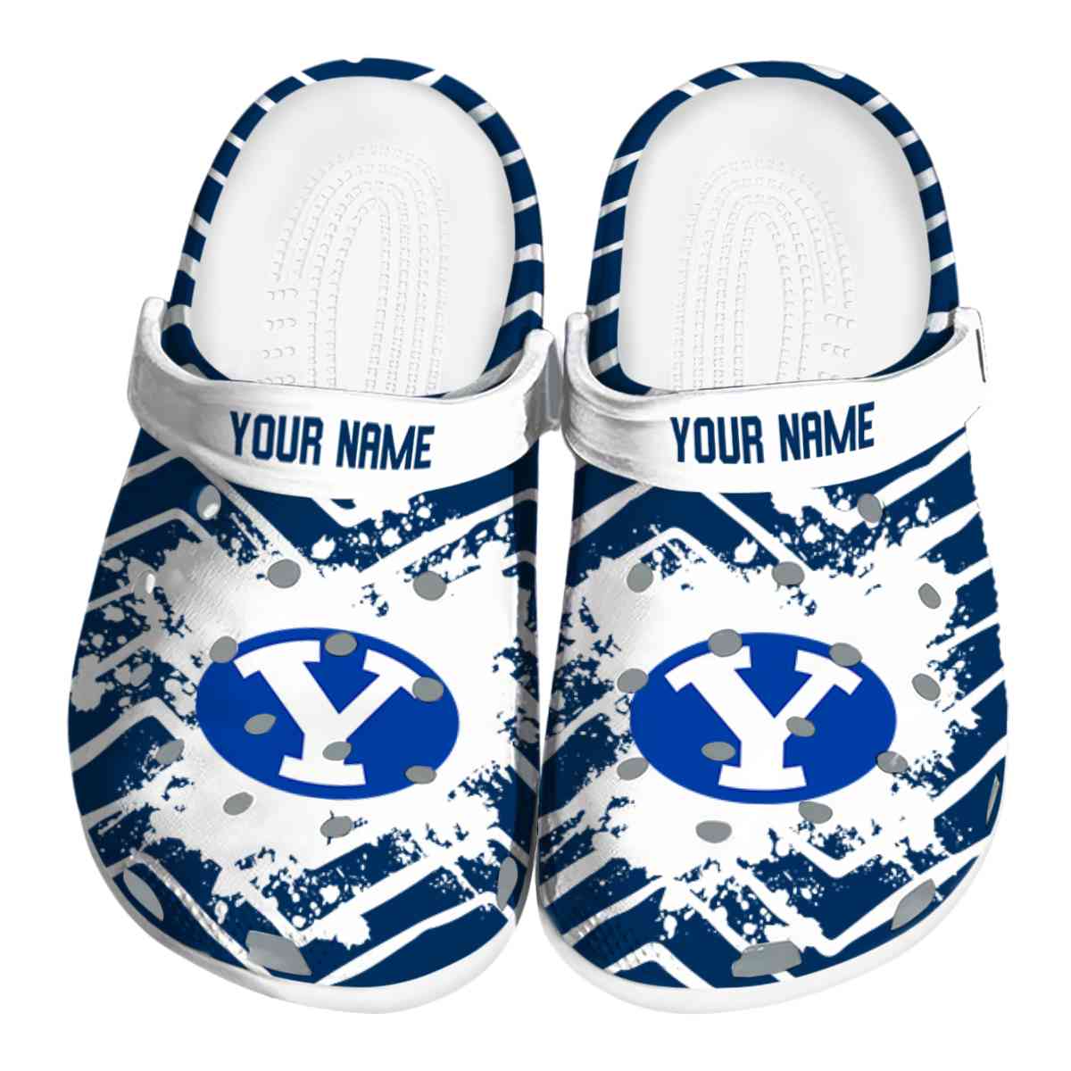 BYU Cougars NCAA Sport Crocs Crocband Clogs Shoes Comfortable For Men Women and Kids