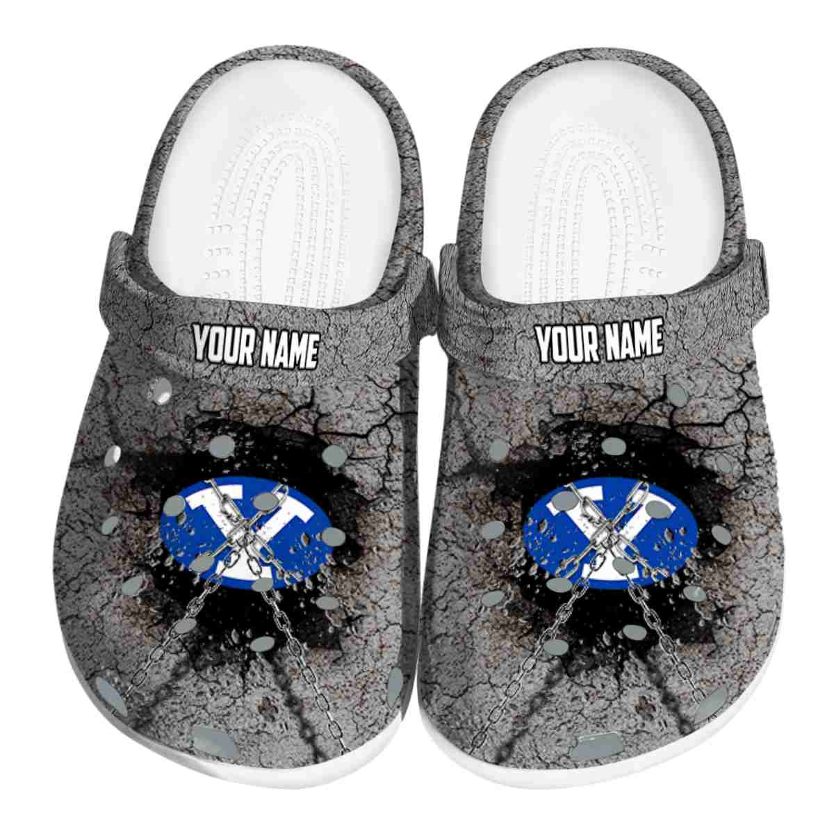 BYU Cougars NCAA Sport Crocs Crocband Clogs Shoes Comfortable For Men Women and Kids