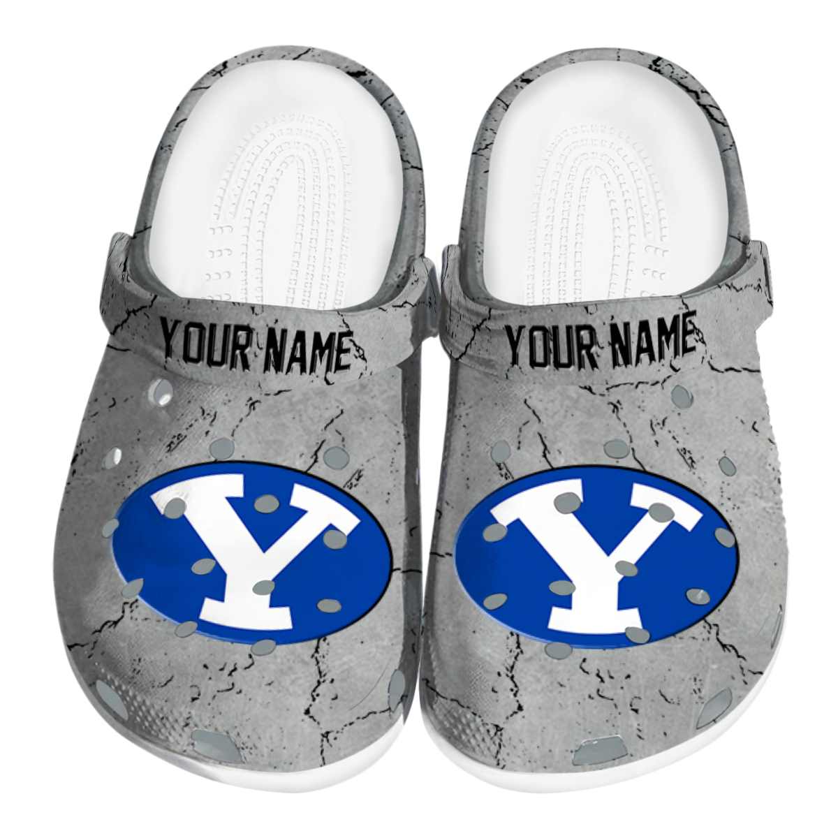 BYU Cougars NCAA Sport Crocs Crocband Clogs Shoes Comfortable For Men Women and Kids