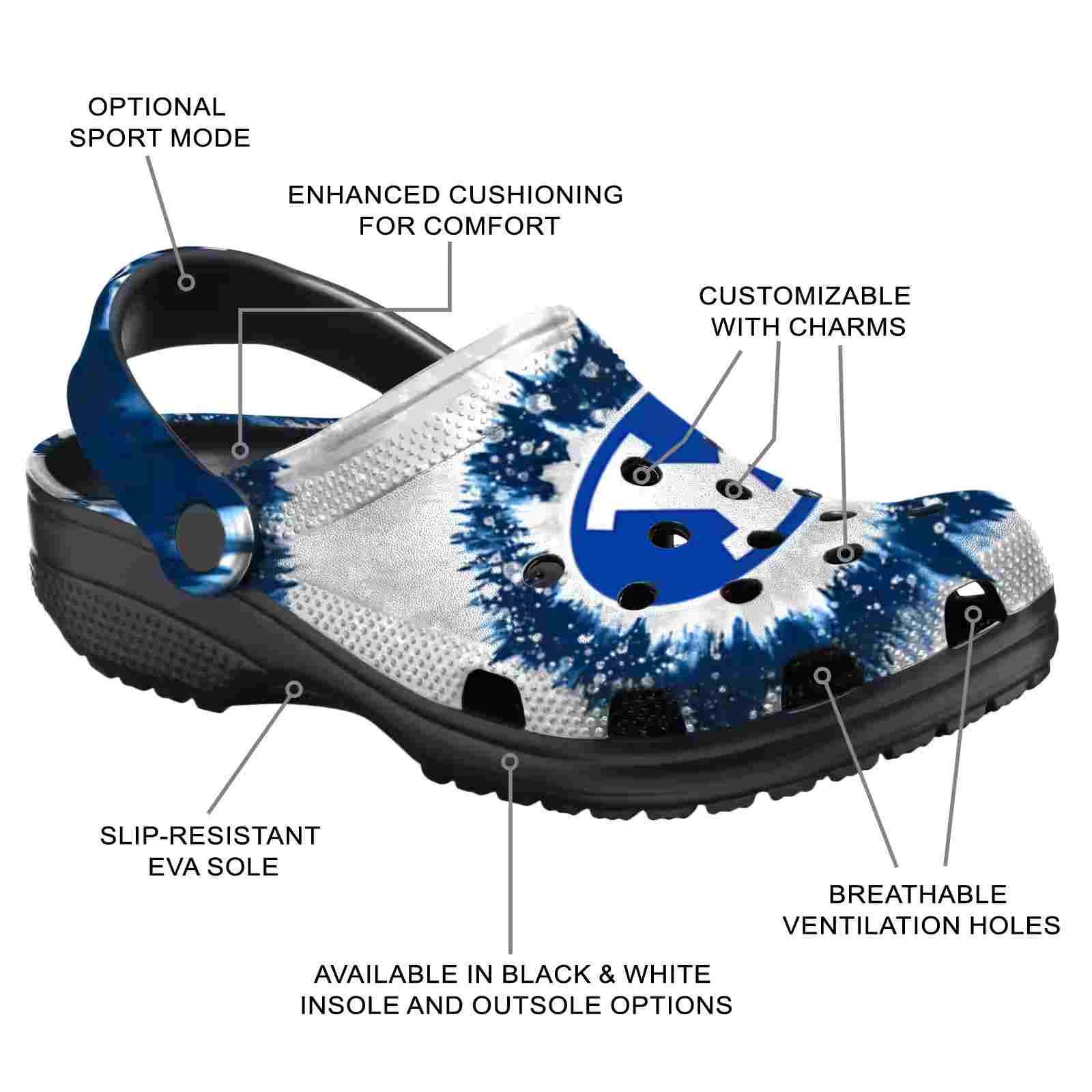 BYU Cougars Radiant Burst Effect ClogTVC1801812 - Image 5