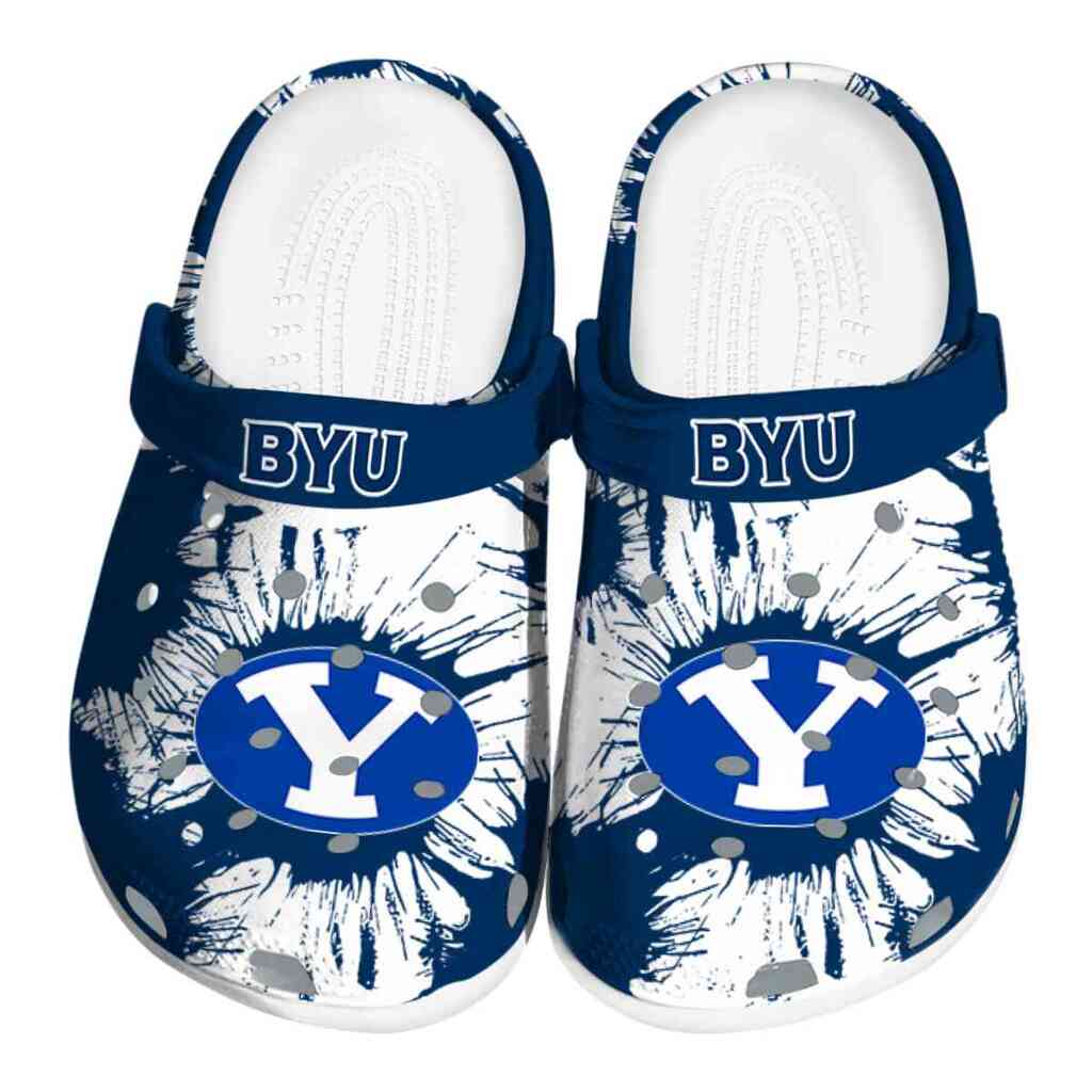 BYU Cougars Splatter Graphics ClogTVC1801750
