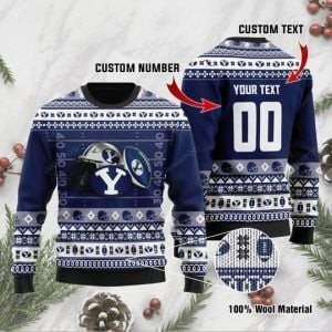 Byu Cougars Ugly Christmas Sweater Adult 3D Funny Matching for family