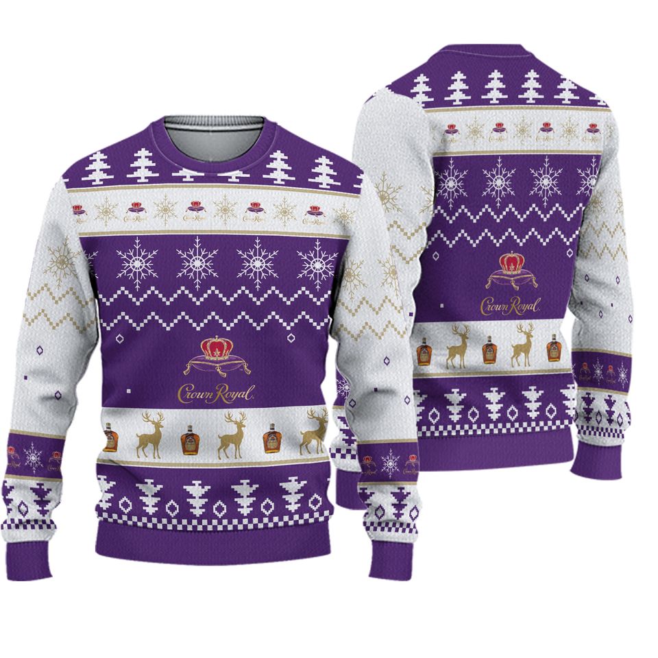 C. Royal Whisky  Woolen Sweater, Ugly Christmas Sweater