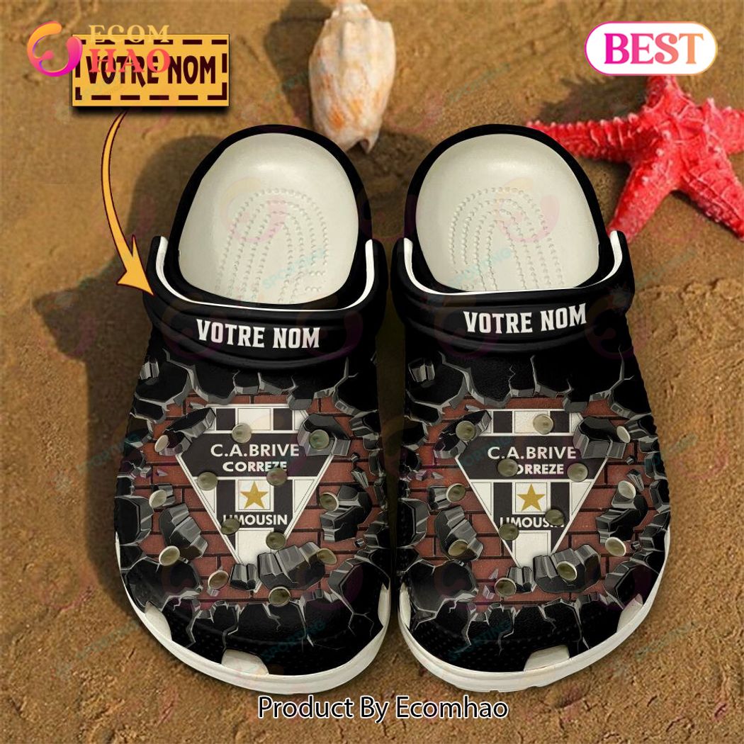 CA Brive Top14 Sport Crocs Crocband Clogs Shoes Comfortable For Men Women and Kids