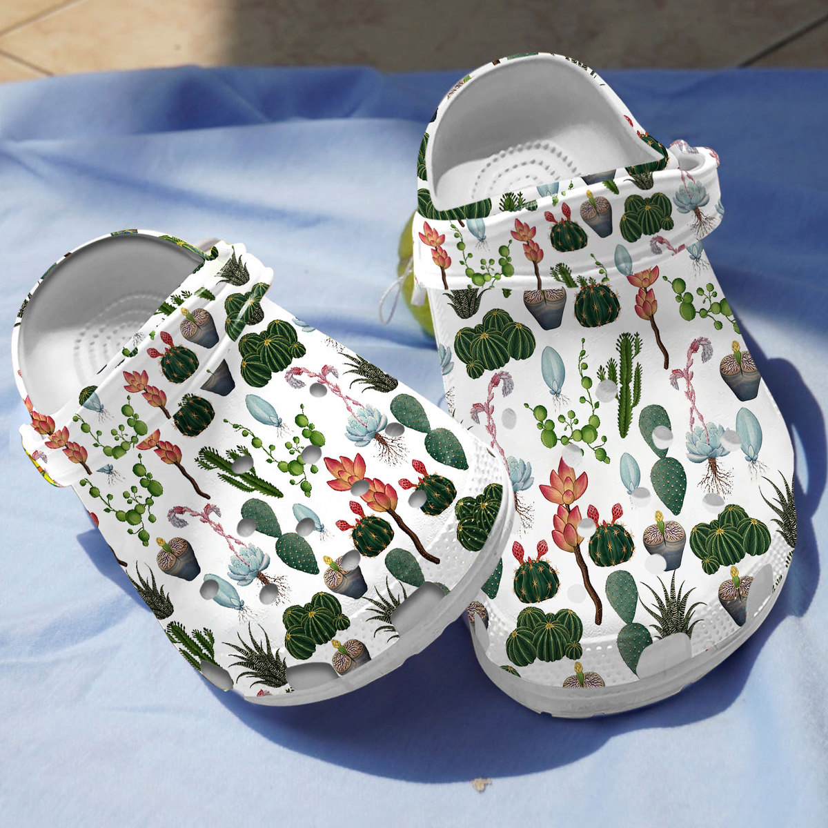 Cactus Garden Crocs Crocband Clogs Shoes Comfortable For Men Women and Kids