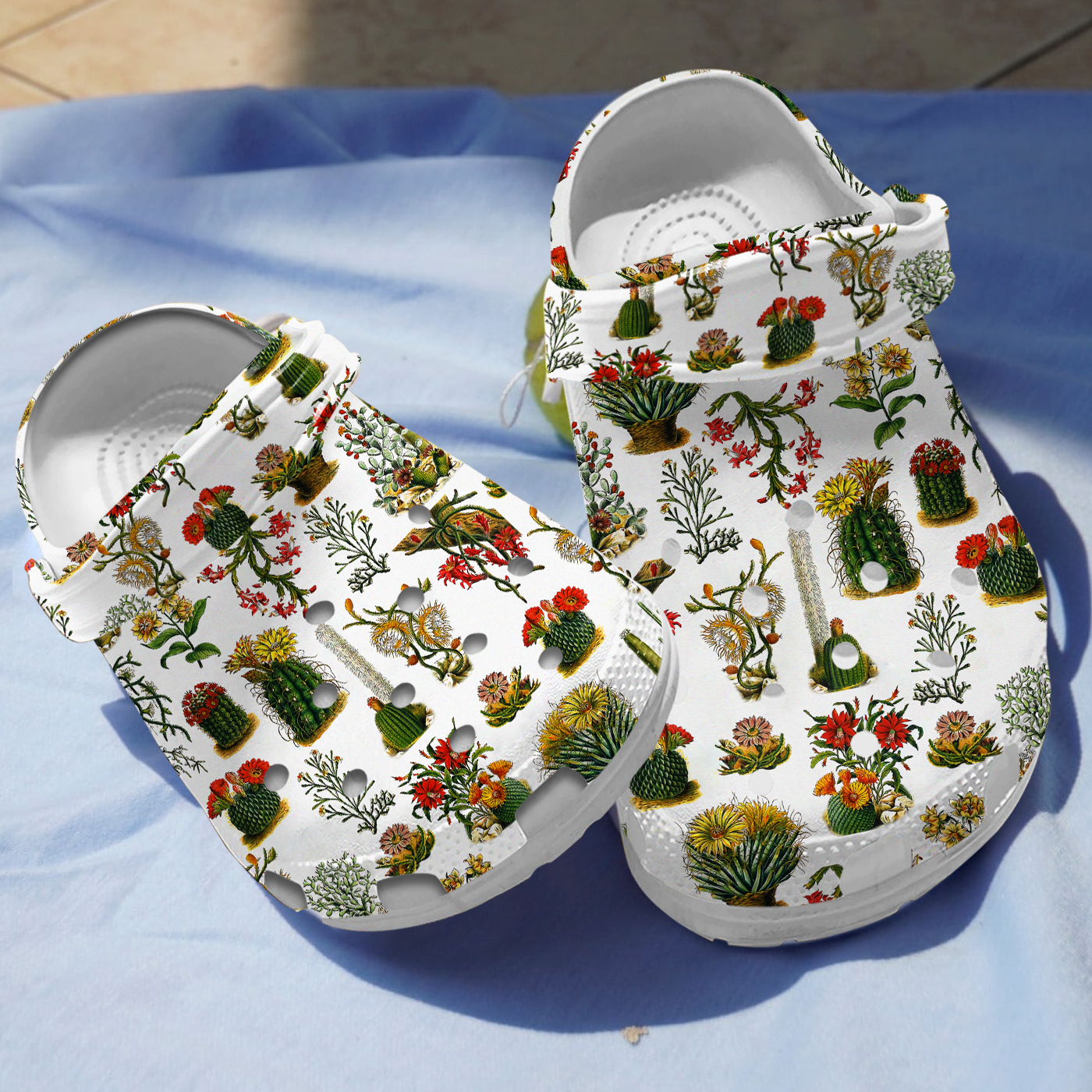 Cactus Garden Crocs Crocband Clogs Shoes Comfortable For Men Women and Kids