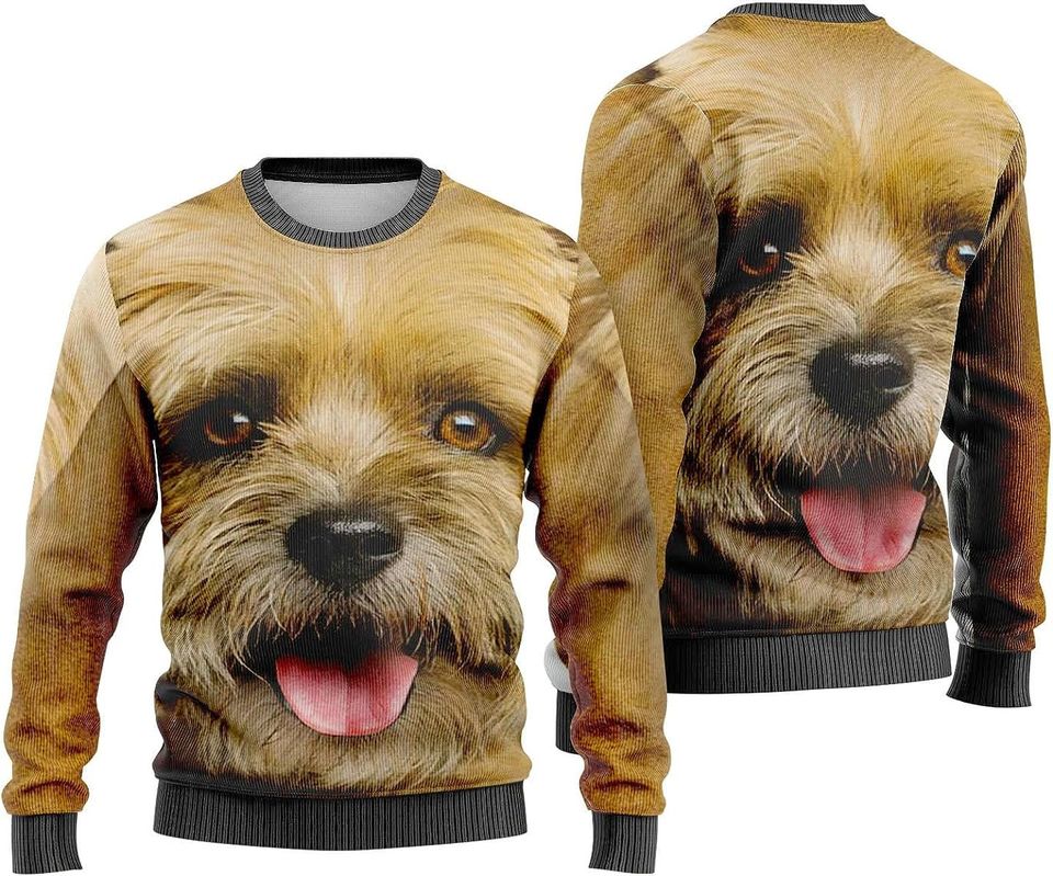 Cairn Terrier Sweater Christmas Sweatshirt Holiday Party