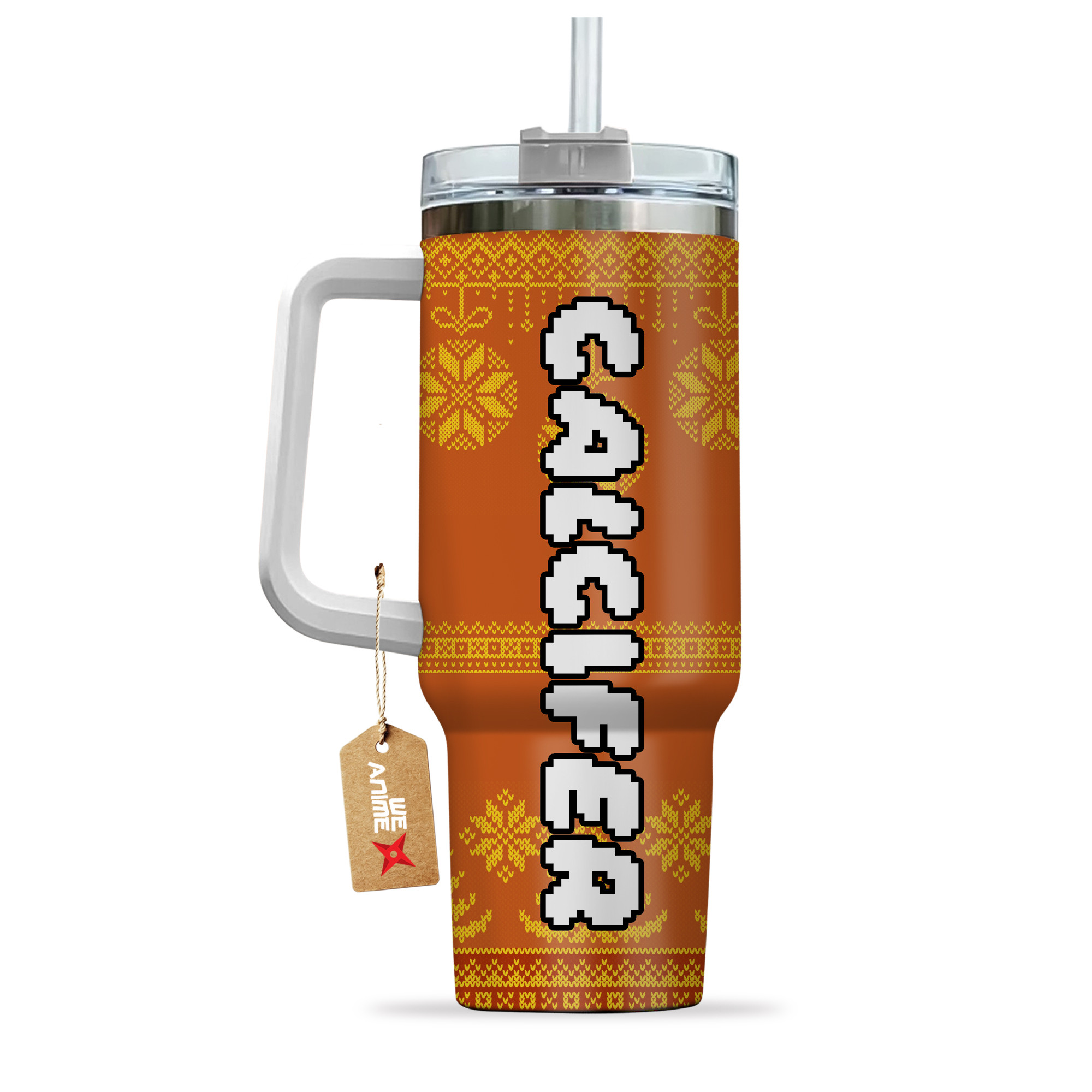 Calcifer Howl’s Moving Castle Anime Custom Stanley Cup 40 oz 30 oz Tumbler With HandleTVC2301165 - Image 3