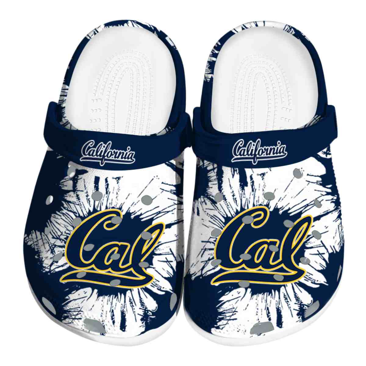 California Golden Bears NCAA Sport Crocs Crocband Clogs Shoes Comfortable For Men Women and Kids