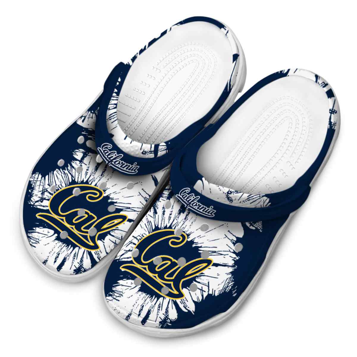 California Golden Bears NCAA Sport Crocs Crocband Clogs Shoes Comfortable For Men Women and Kids - Image 4